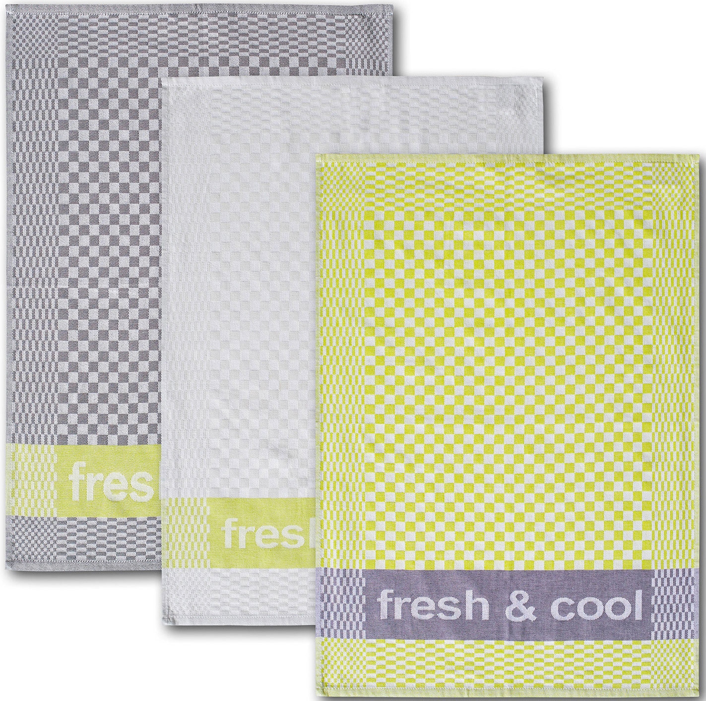 Dyckhoff Geschirrtuch »Fresh & Cool«, (Set, 6 tlg.), mit drei verschiedenen Motiven von dyckhoff