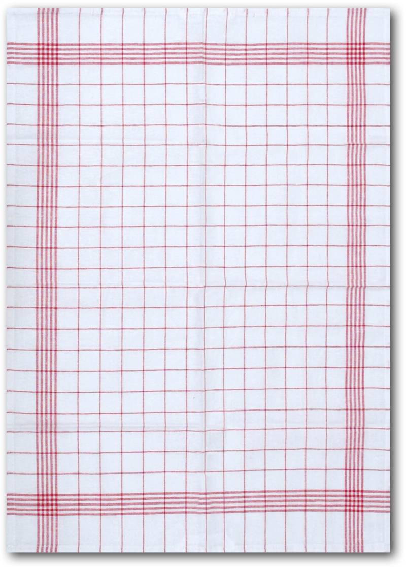 Dyckhoff Geschirrtuch »KARO / Halbleinen - 60x80 cm«, (Set, 10 tlg.) von dyckhoff