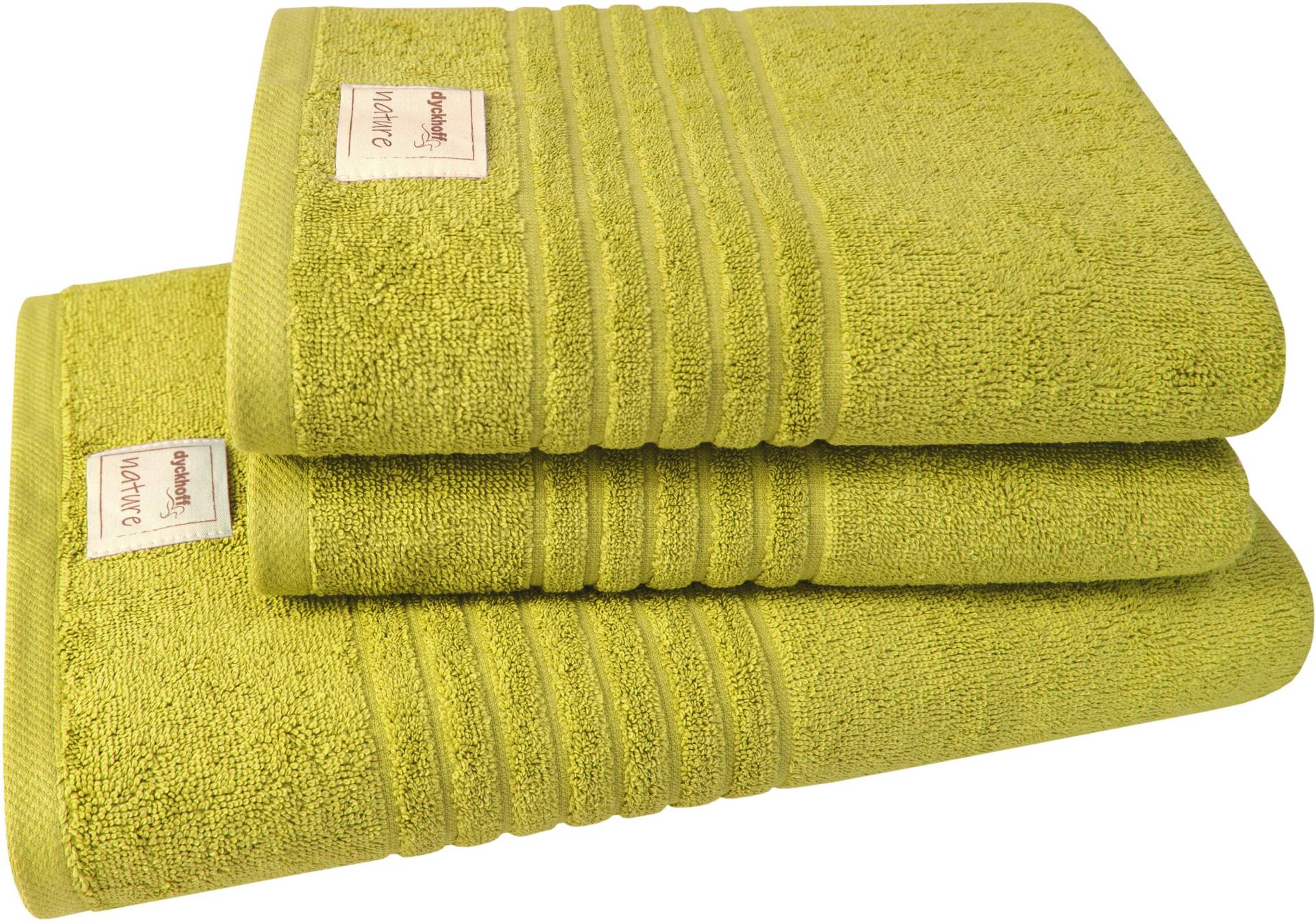 Dyckhoff Handtuch Set »Nature«, (Set, 3 St., 1 Badetuch (70x140 cm)-2 Handtücher (50x100 cm), im 3er oder 6er Set erhätlich Dyckhoff Handtuch Set »Nature«, (Set, 3 St., 1 Badetuch (70x140 cm)-2 Handtücher (50x100 cm), im 3er oder 6er Set erhätlich von dyckhoff