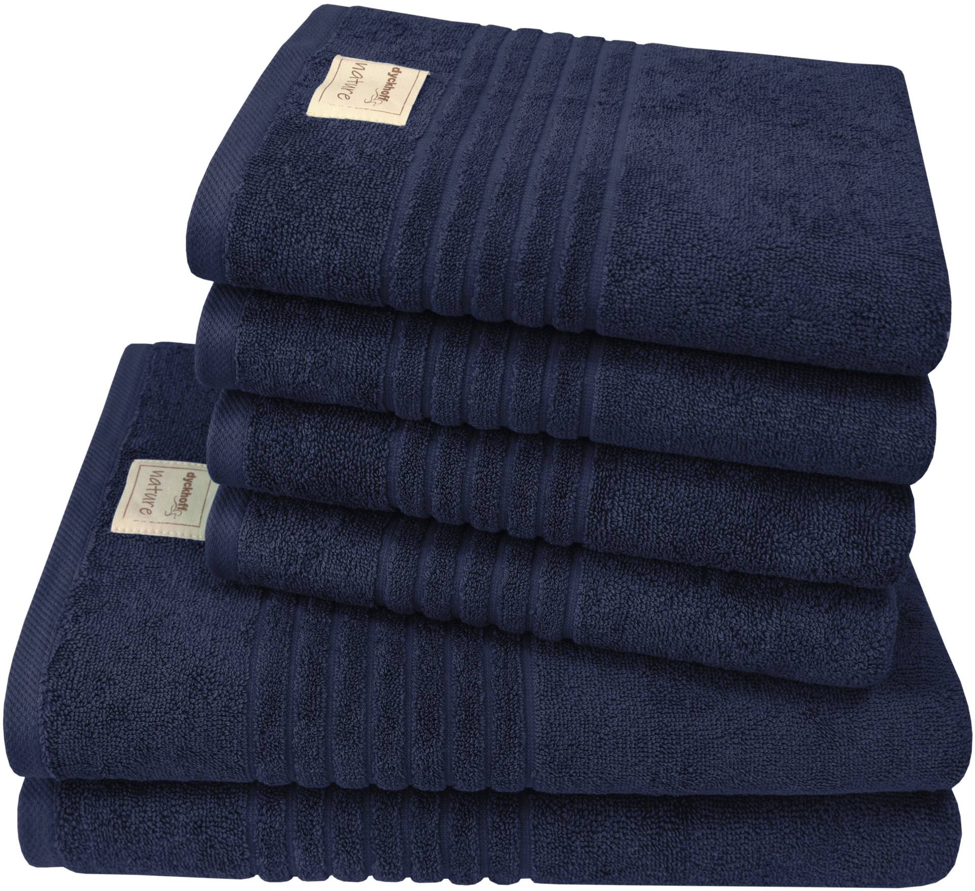 Dyckhoff Handtuch Set »Nature«, (Set, 6 St., 2 Badetücher (70x140 cm)-4 Handtücher (50x100 cm), im 3er oder 6er Set erhätlich Dyckhoff Handtuch Set »Nature«, (Set, 6 St., 2 Badetücher (70x140 cm)-4 Handtücher (50x100 cm), im 3er oder 6er Set erhätlich von dyckhoff