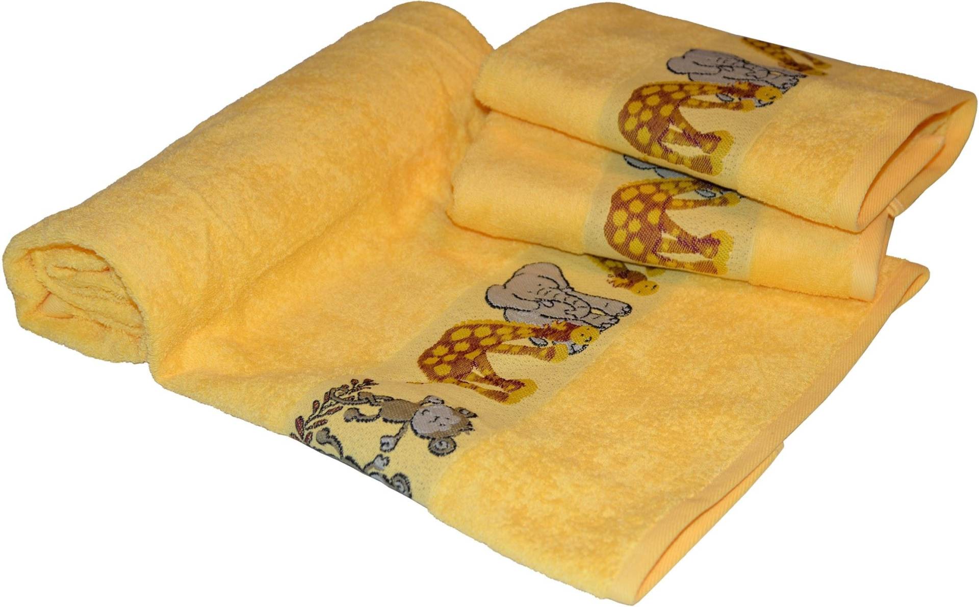 Dyckhoff Handtuch Set »Affe«, Set, 3 tlg., Walkfrottee, mit Tierbordüre; 2 Handtücher (50x100cm), 1 Duschtuch (70x140cm) Dyckhoff Handtuch Set »Affe«, Set, 3 tlg., Walkfrottee, mit Tierbordüre; 2 Handtücher (50x100cm), 1 Duschtuch (70x140cm) von dyckhoff
