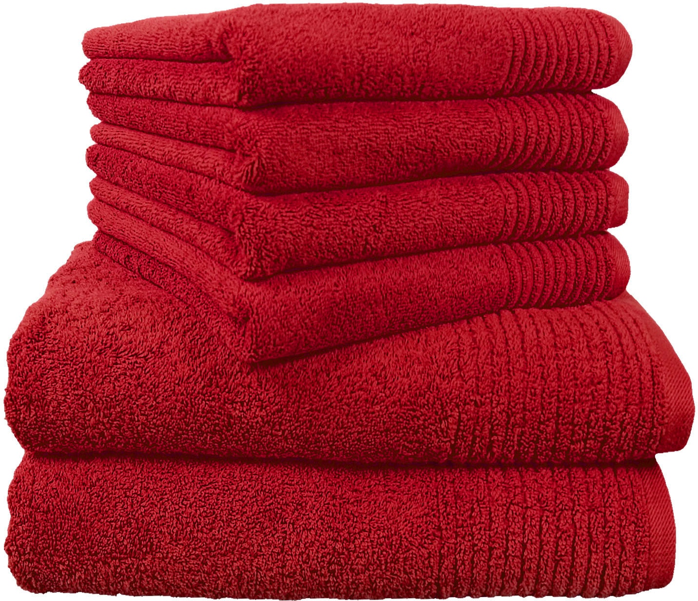 Dyckhoff Handtuch Set »Brillant«, Set, 6 tlg., Walkfrottee, mit Streifenbordüre;4 Handtücher (50x100cm), 2 Duschtücher (70x140cm) Dyckhoff Handtuch Set »Brillant«, Set, 6 tlg., Walkfrottee, mit Streifenbordüre;4 Handtücher (50x100cm), 2 Duschtücher (70x140cm) von dyckhoff