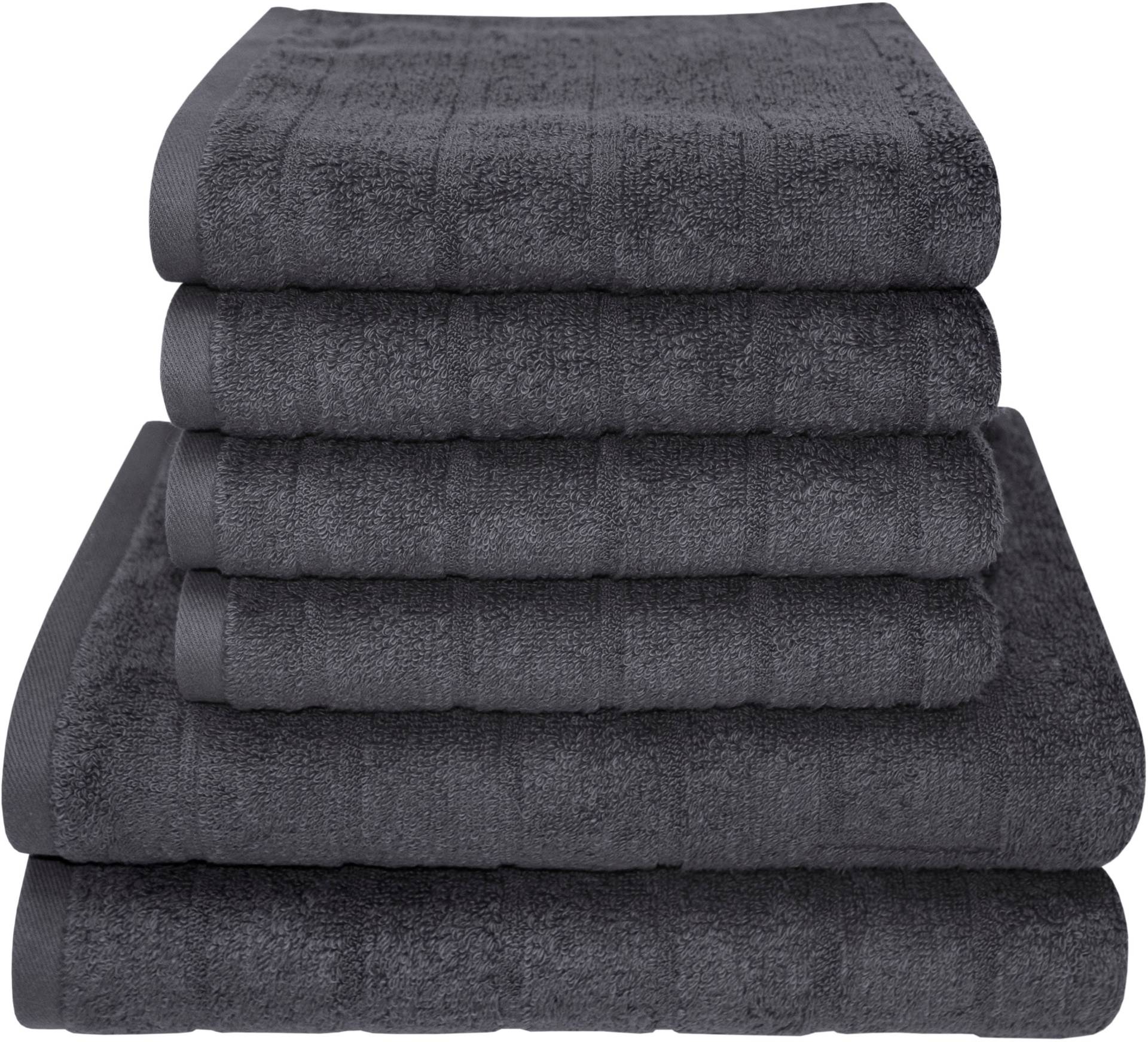 Dyckhoff Handtuch Set »City Lights«, Set, 6 tlg., Walkfrottier, 4 Handtücher (50x100cm), 2 Duschtücher (70x140cm) Dyckhoff Handtuch Set »City Lights«, Set, 6 tlg., Walkfrottier, 4 Handtücher (50x100cm), 2 Duschtücher (70x140cm) von dyckhoff