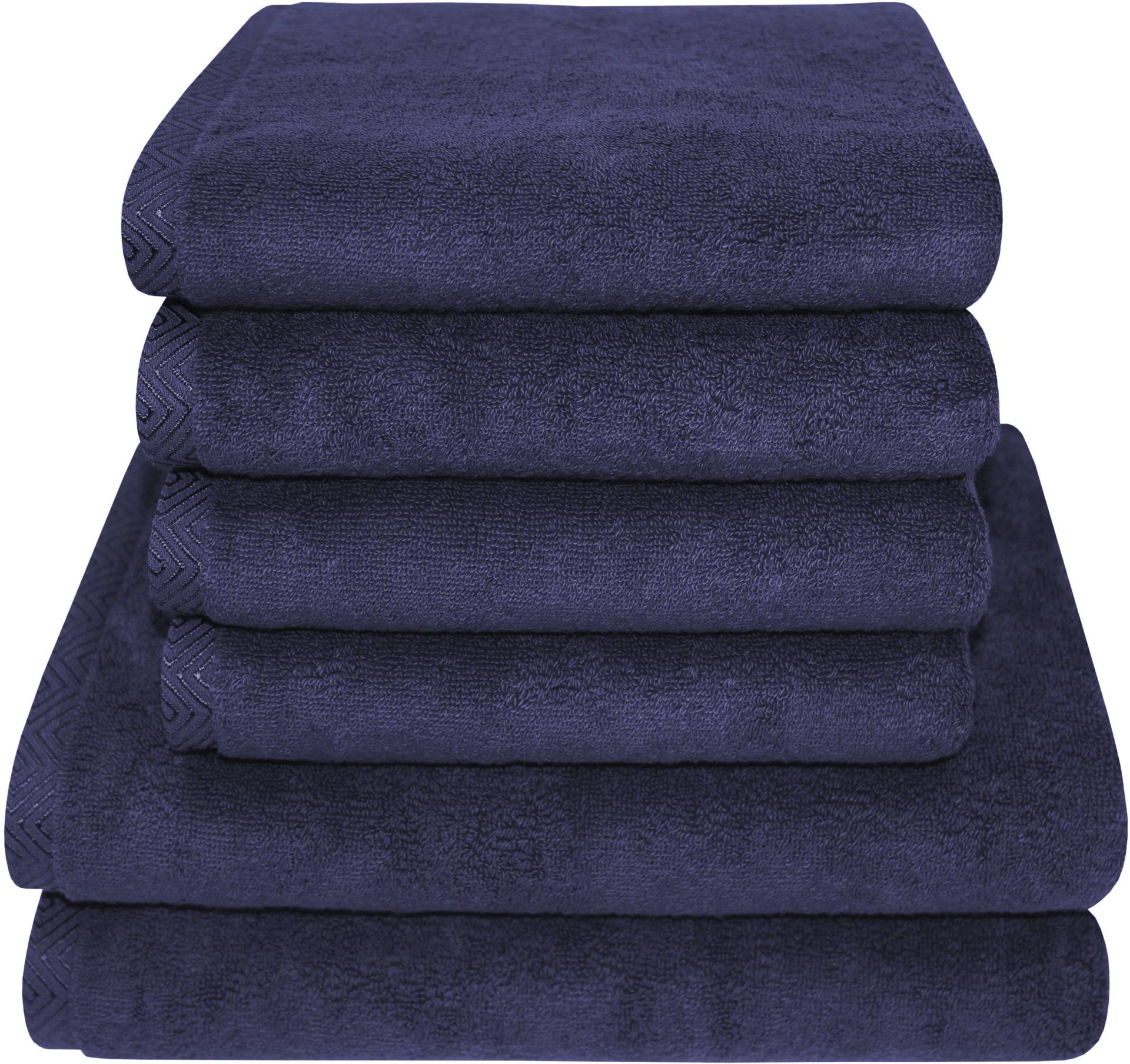 Dyckhoff Handtuch Set »City Lights«, Set, 6 tlg., Walkfrottier, 4 Handtücher (50x100cm), 2 Duschtücher (70x140cm) Dyckhoff Handtuch Set »City Lights«, Set, 6 tlg., Walkfrottier, 4 Handtücher (50x100cm), 2 Duschtücher (70x140cm) von dyckhoff