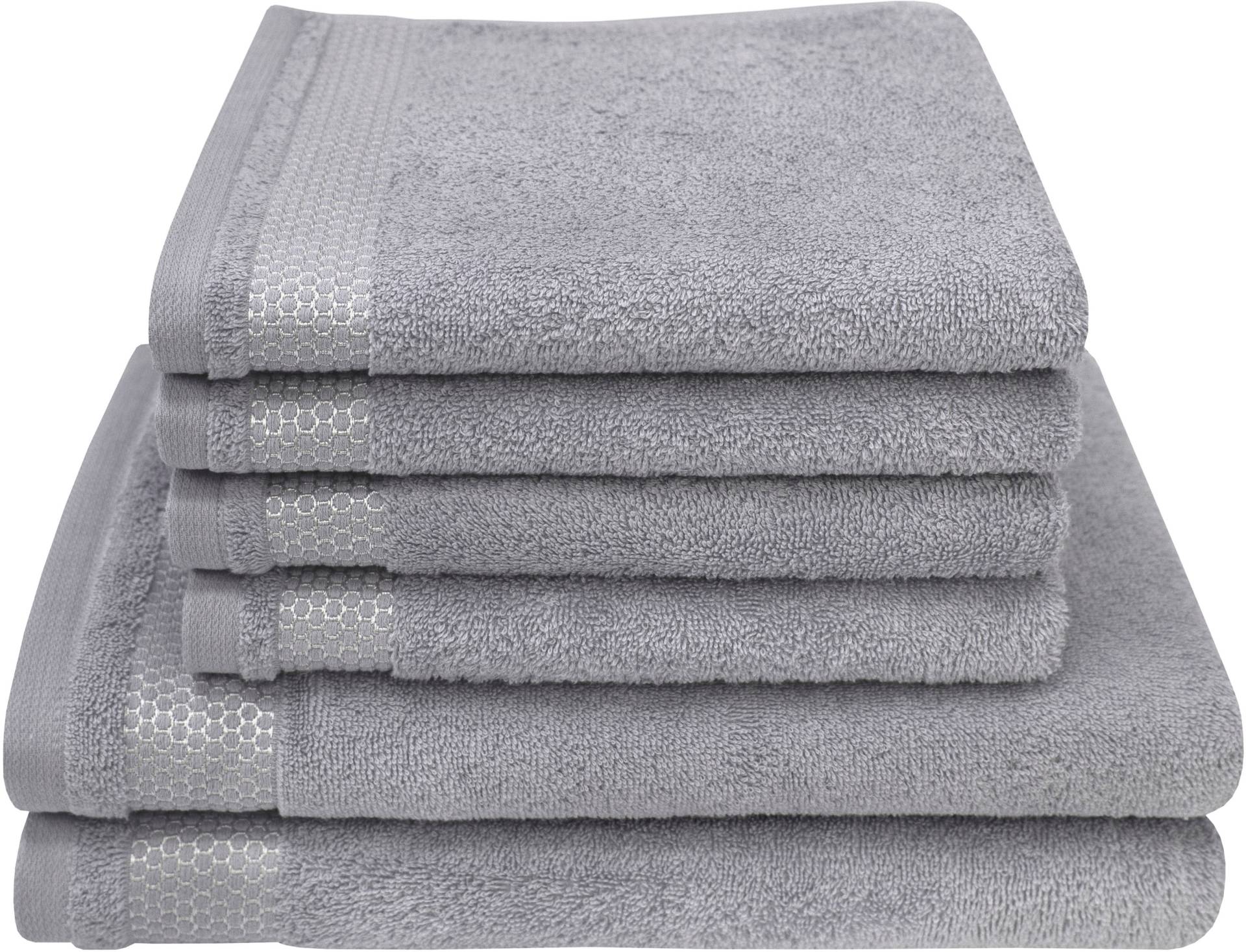 Dyckhoff Handtuch Set »Gloss«, Set, 6 tlg., Walkfrottier, 4 Handtücher (50x100cm), 2 Duschtücher (70x140cm) Dyckhoff Handtuch Set »Gloss«, Set, 6 tlg., Walkfrottier, 4 Handtücher (50x100cm), 2 Duschtücher (70x140cm) von dyckhoff