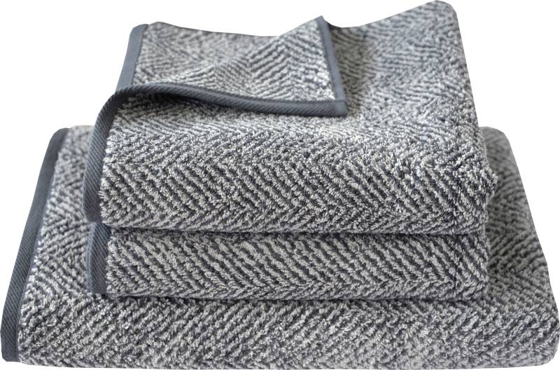 Dyckhoff Handtuch Set »Goldfarbenen Shades Herringbone«, (Set, 3 St., 2 Handtücher (50x100 cm)-1 Badetuch (70x140 cm), mit Fischgrät-Muster; 2 Handtücher (50x100cm), 1 Duschtuch (70x140cm) von dyckhoff