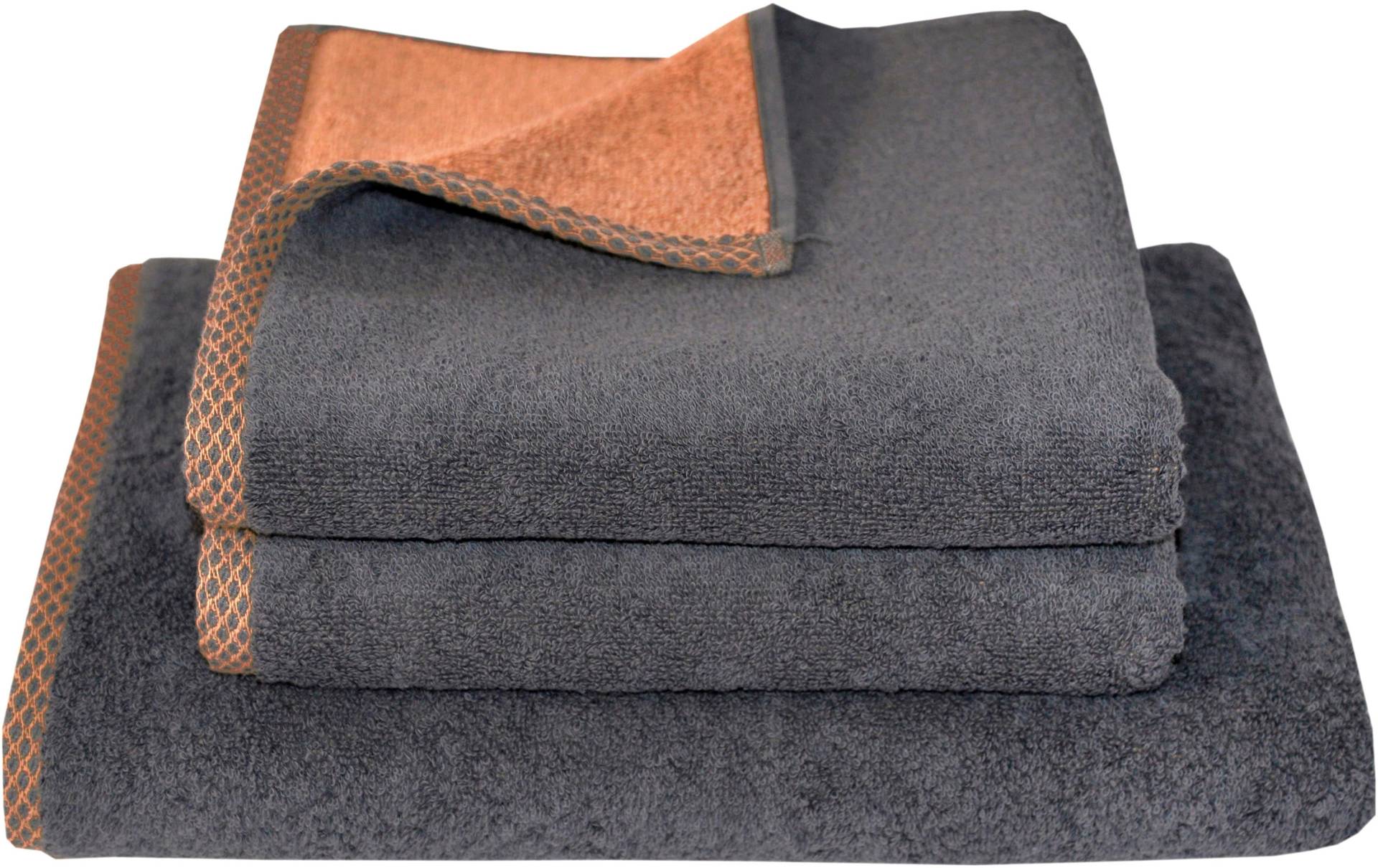 Dyckhoff Handtuch Set »Golden Shades Rhomb«, Set, 3 tlg., Walkfrottier, 2 Handtücher (50x100cm), 1 Duschtuch (70x140cm) Dyckhoff Handtuch Set »Golden Shades Rhomb«, Set, 3 tlg., Walkfrottier, 2 Handtücher (50x100cm), 1 Duschtuch (70x140cm) von dyckhoff