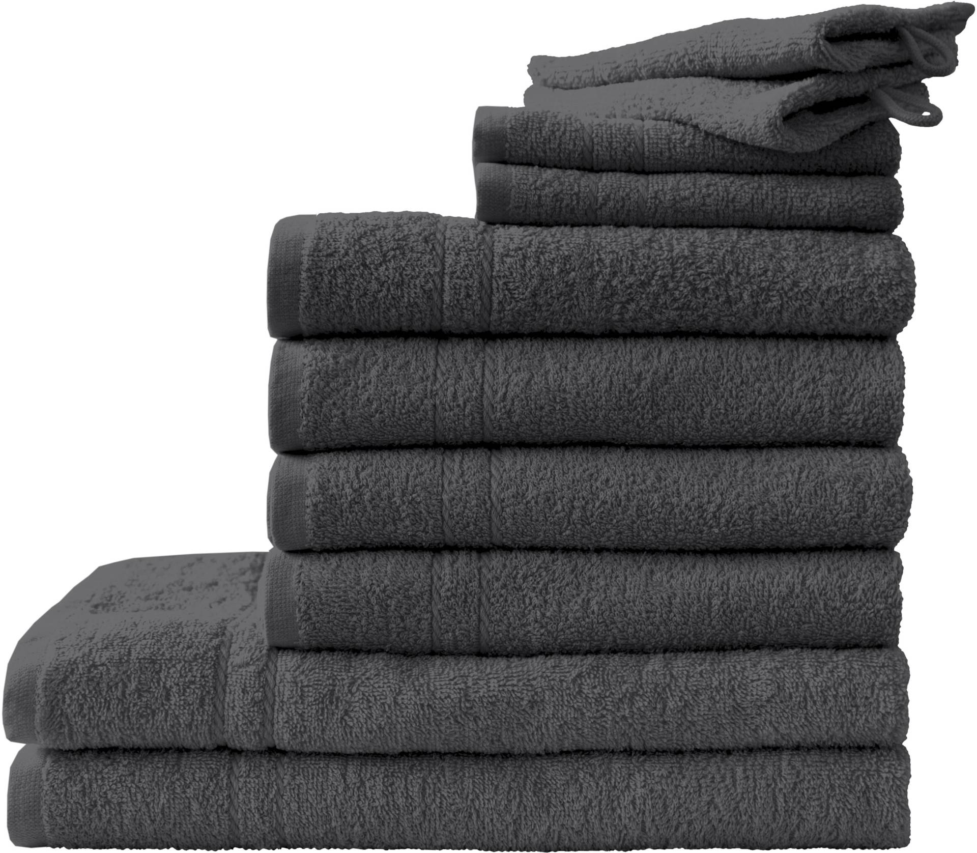 Dyckhoff Handtuch Set »Kristall«, Set, 10 tlg., Walkfrottee, mit feiner Bordüre, Duschtücher, Handtücher und Gästetücher Dyckhoff Handtuch Set »Kristall«, Set, 10 tlg., Walkfrottee, mit feiner Bordüre, Duschtücher, Handtücher und Gästetücher von dyckhoff