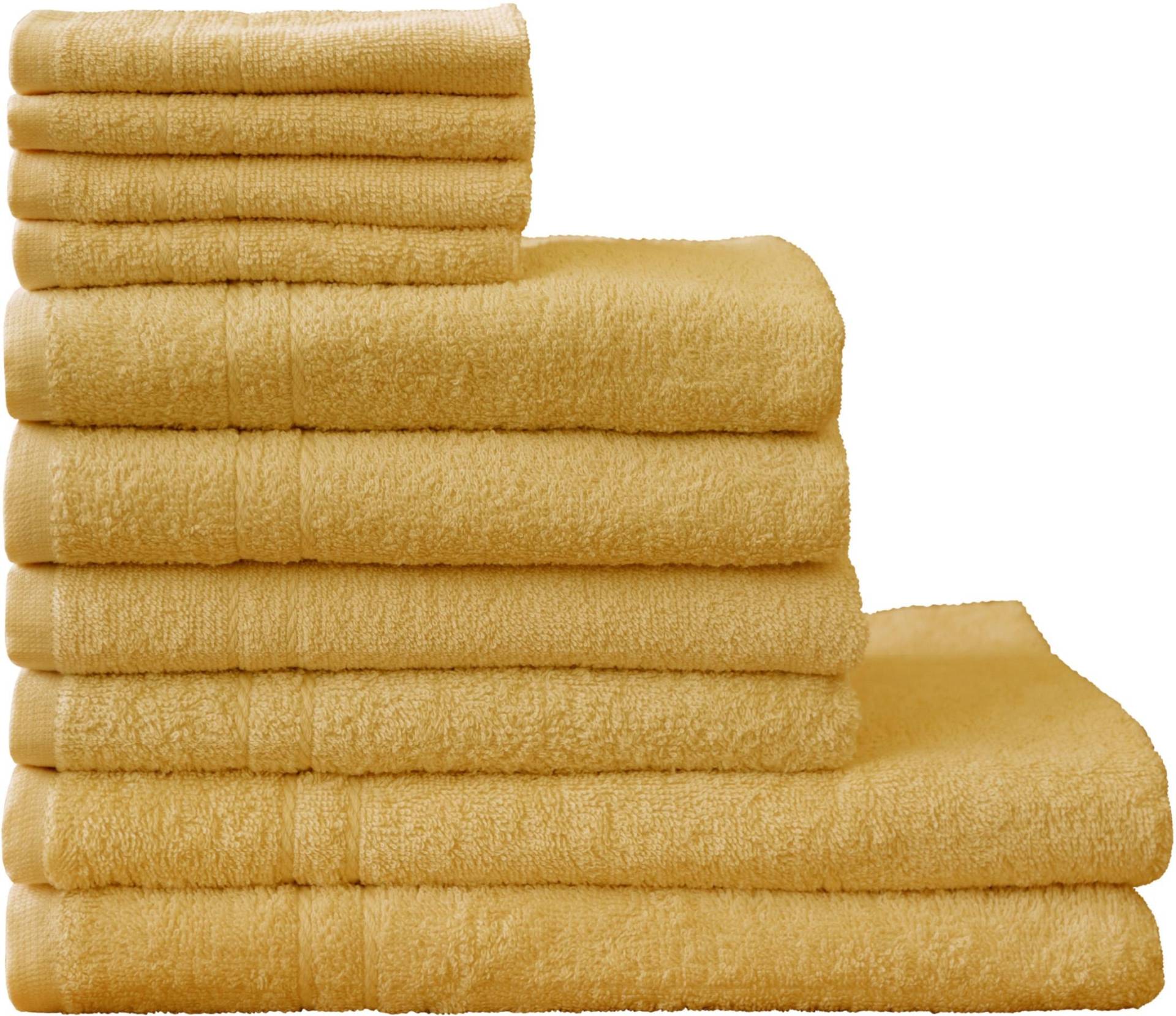 Dyckhoff Handtuch Set »Kristall«, Set, 10 tlg., Walkfrottee, mit feiner Bordüre, Duschtücher, Handtücher und Gästetücher Dyckhoff Handtuch Set »Kristall«, Set, 10 tlg., Walkfrottee, mit feiner Bordüre, Duschtücher, Handtücher und Gästetücher von dyckhoff