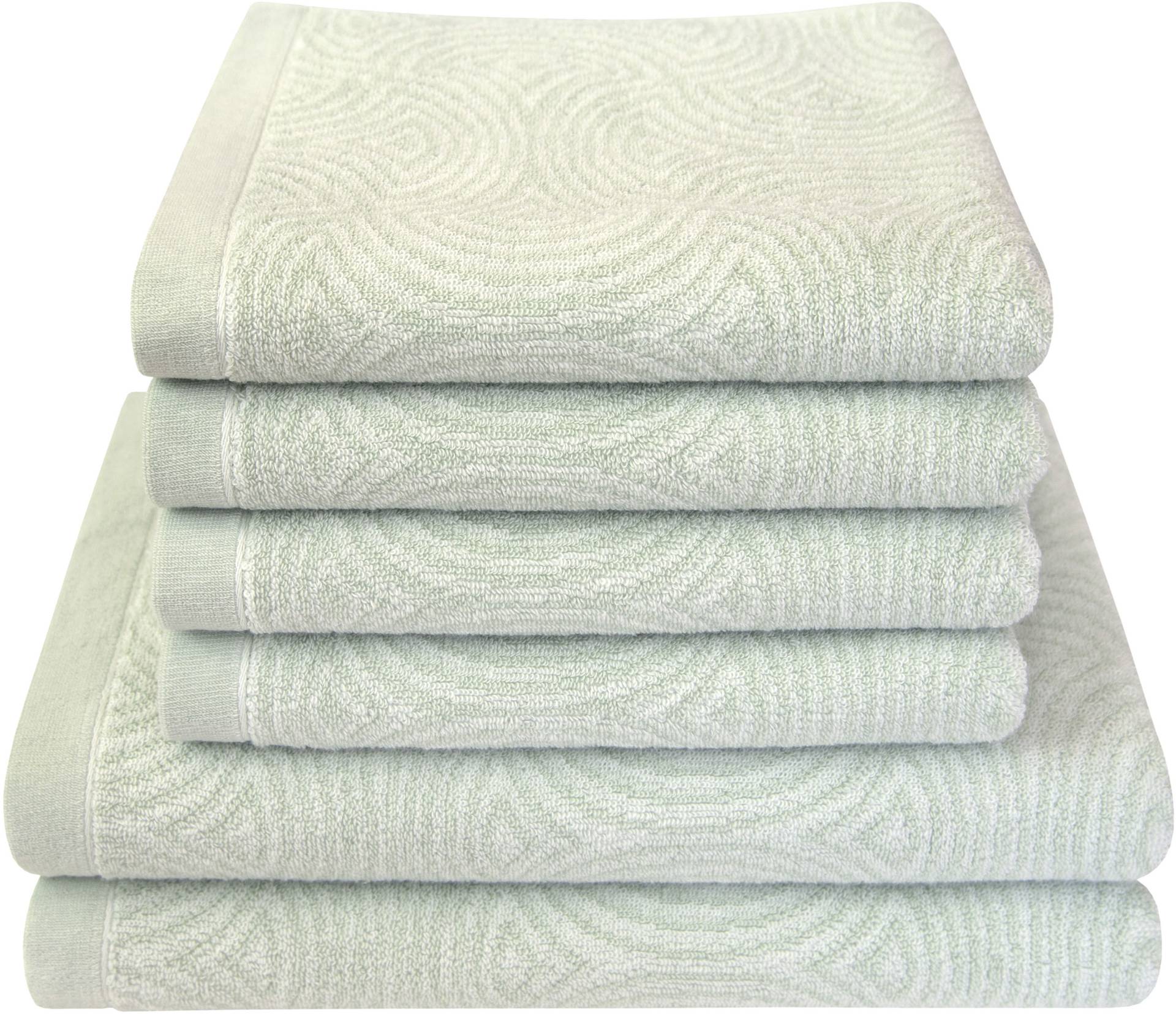Dyckhoff Handtuch Set »Landscape«, Set, 6 tlg., Walkfrottier, 4 Handtücher (50x100cm), 2 Duschtücher (70x140cm) Dyckhoff Handtuch Set »Landscape«, Set, 6 tlg., Walkfrottier, 4 Handtücher (50x100cm), 2 Duschtücher (70x140cm) von dyckhoff