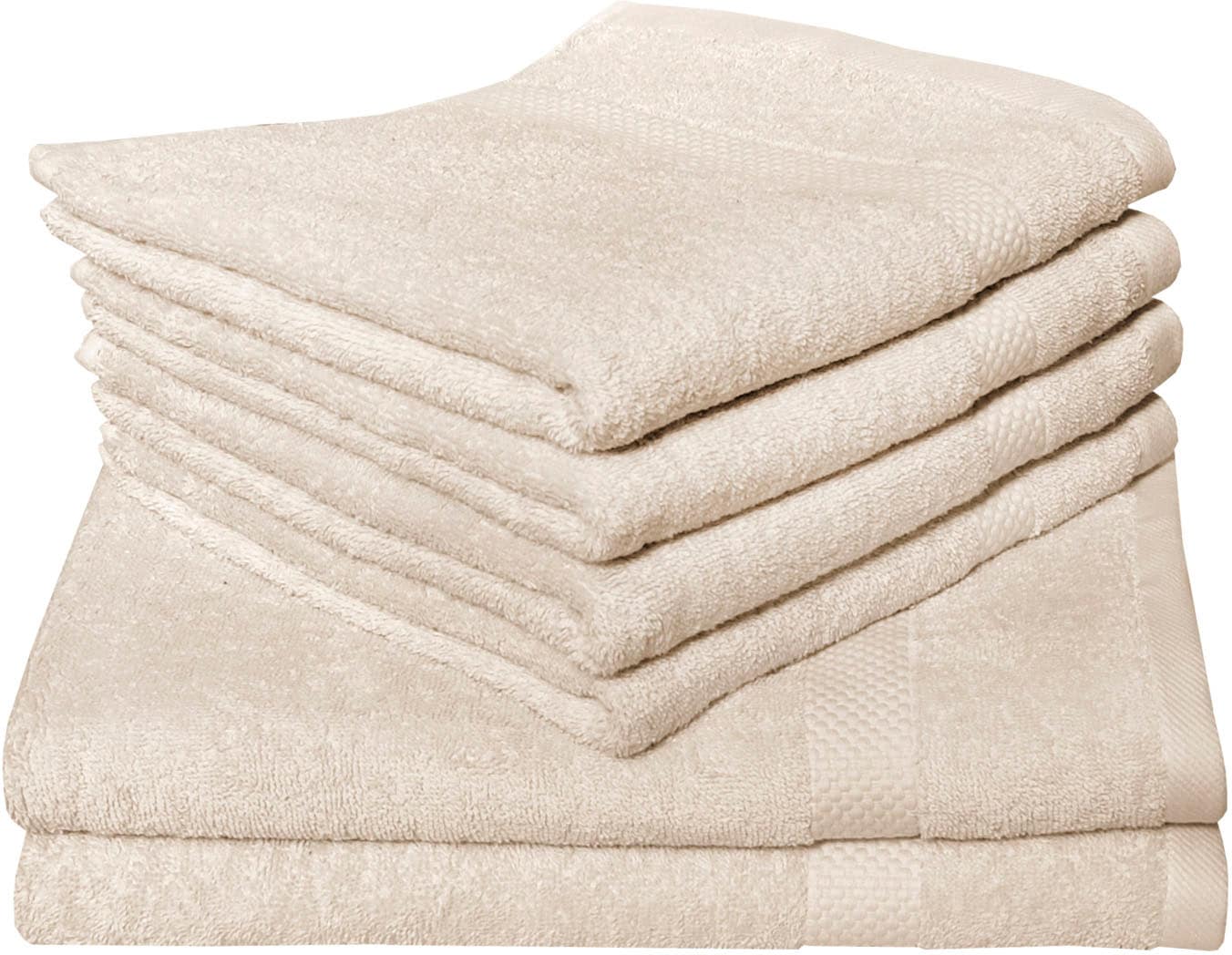 Dyckhoff Handtuch Set »Planet«, Set, 6 tlg., Frottier, 4 Handtücher (50x100cm), 2 Duschtücher (70x140cm) Dyckhoff Handtuch Set »Planet«, Set, 6 tlg., Frottier, 4 Handtücher (50x100cm), 2 Duschtücher (70x140cm) von dyckhoff