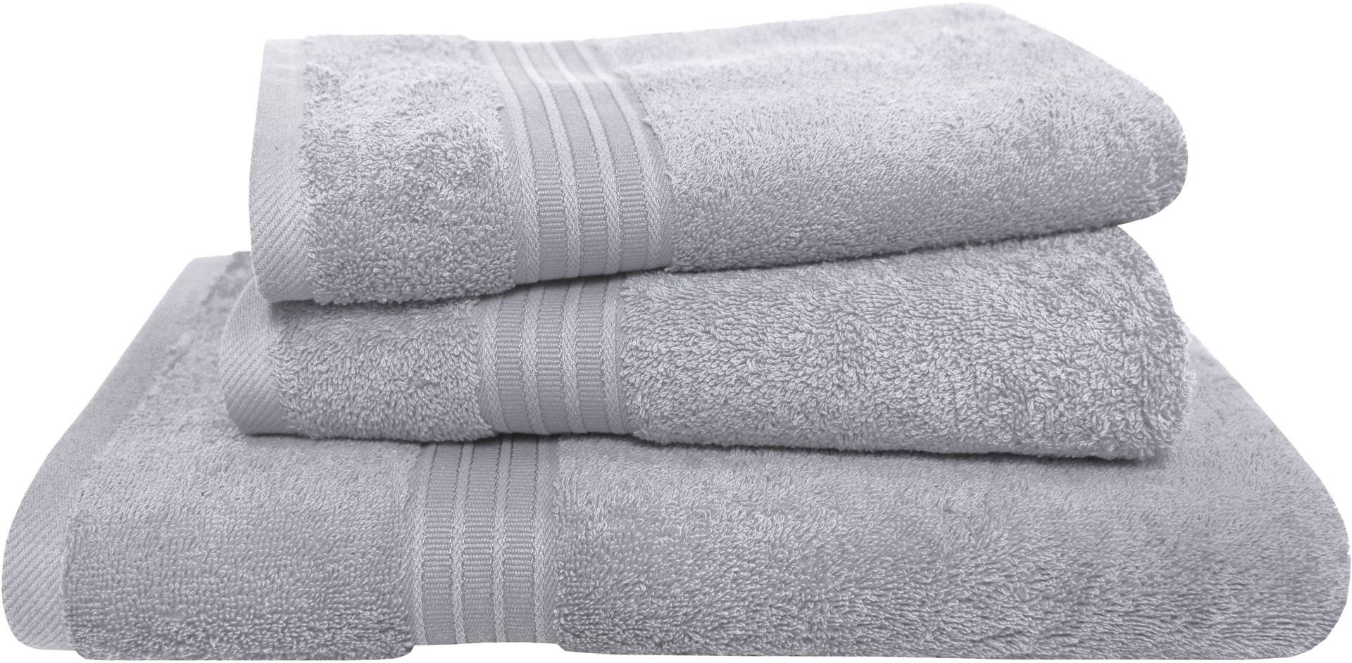 Dyckhoff Handtuch Set »Siena«, Set, 3 tlg., Frottier, mit Bordüre; 2 Handtücher (50x100cm), 1 Duschtuch (70x140cm) Dyckhoff Handtuch Set »Siena«, Set, 3 tlg., Frottier, mit Bordüre; 2 Handtücher (50x100cm), 1 Duschtuch (70x140cm) von dyckhoff
