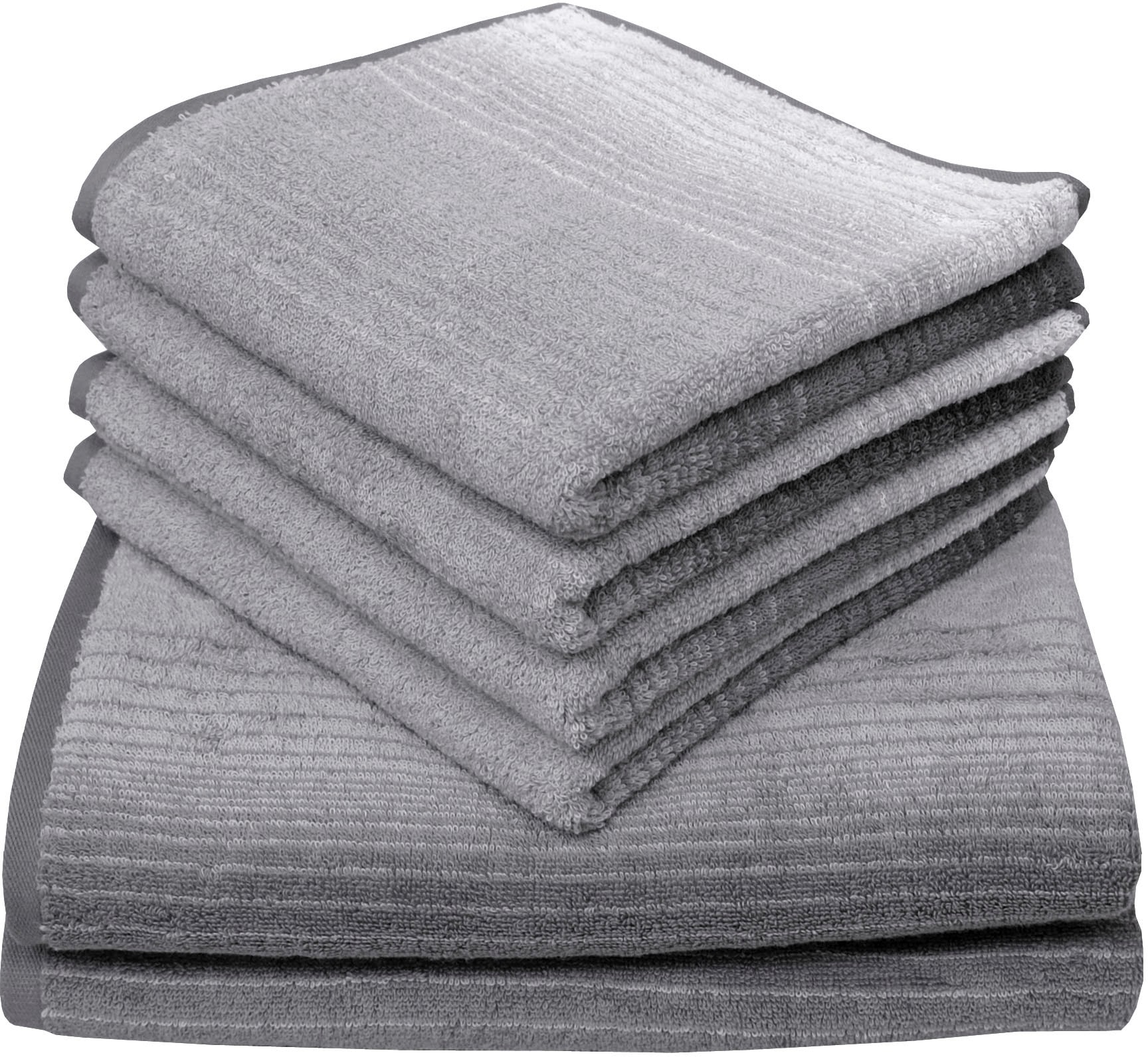 Dyckhoff Handtuch Set »mit Farbverlauf«, Set, 6 tlg., Walkfrottee, mit Farbverlauf;4 Handtücher (50x100cm), 2 Duschtücher (70x140cm) Dyckhoff Handtuch Set »mit Farbverlauf«, Set, 6 tlg., Walkfrottee, mit Farbverlauf;4 Handtücher (50x100cm), 2 Duschtücher (70x140cm) von dyckhoff