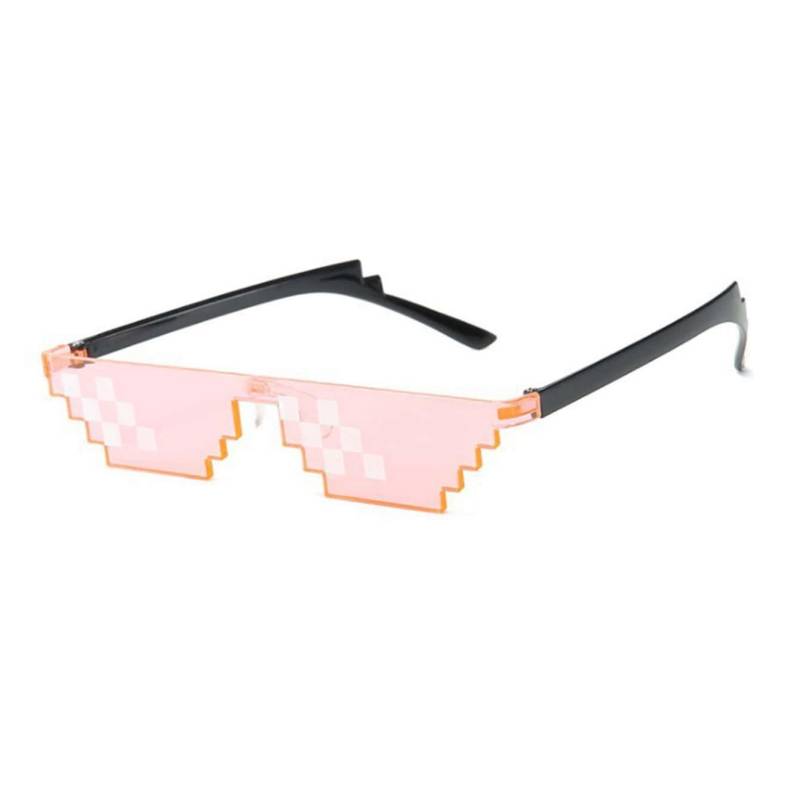 Einzigartige Sonnenbrille - 8-bit-pixel - Pink Herren  ONE SIZE von eStore