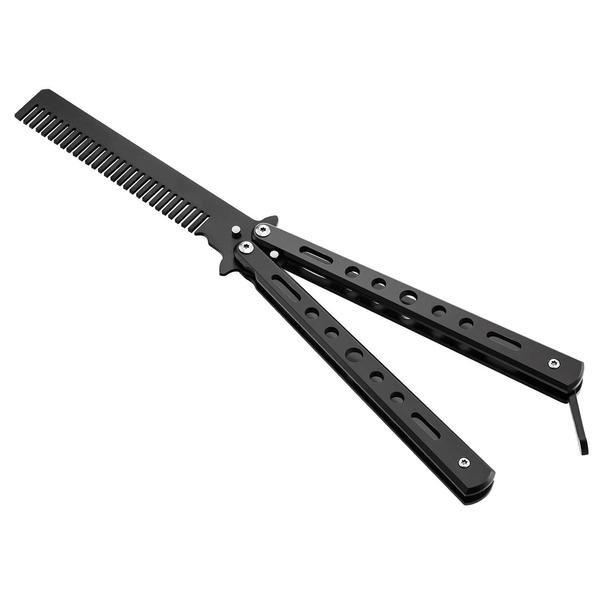 Haarkamm, Balisong - Schwarz Damen  ONE SIZE von eStore