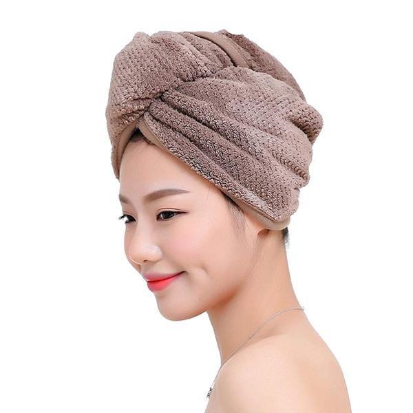 Handtuch, Turban - Braun Damen  ONE SIZE von B2X