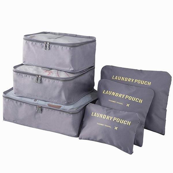 Organizer-set Für Reisetaschen - Grau Unisex  31cm von eStore