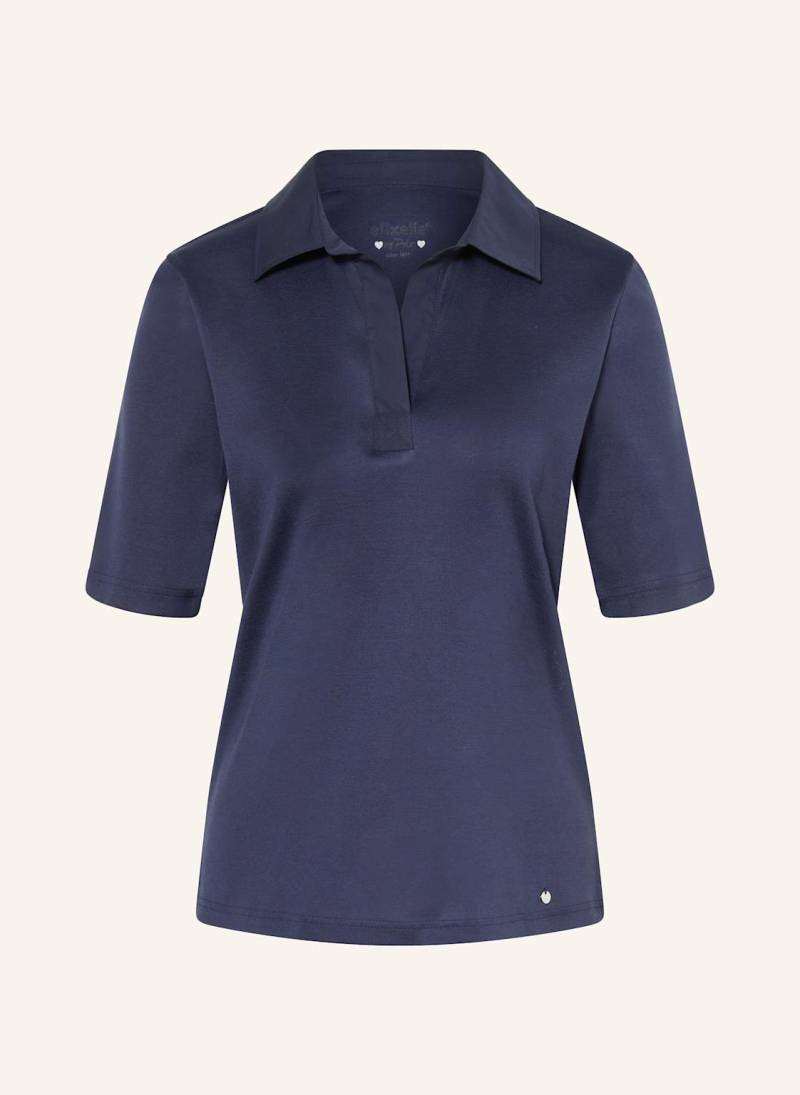 Efixelle Jersey-Poloshirt blau von efixelle