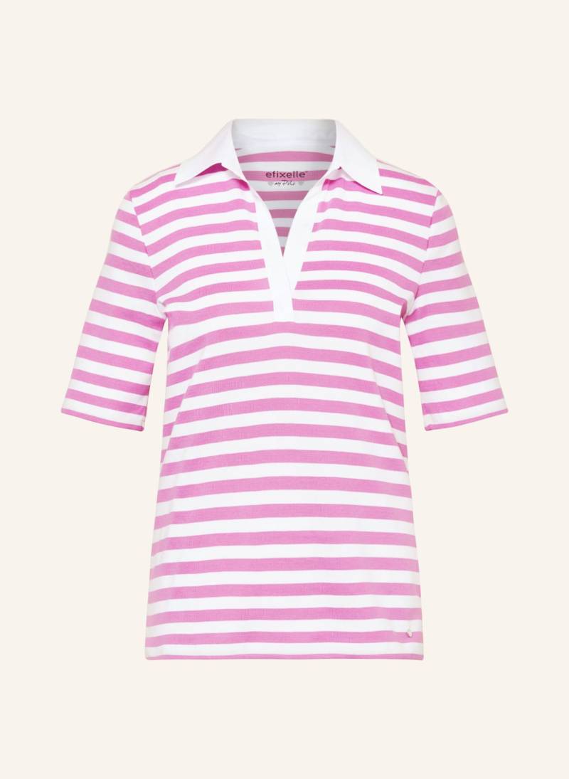 Efixelle Jersey-Poloshirt rosa von efixelle