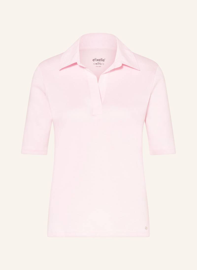 Efixelle Jersey-Poloshirt rosa von efixelle