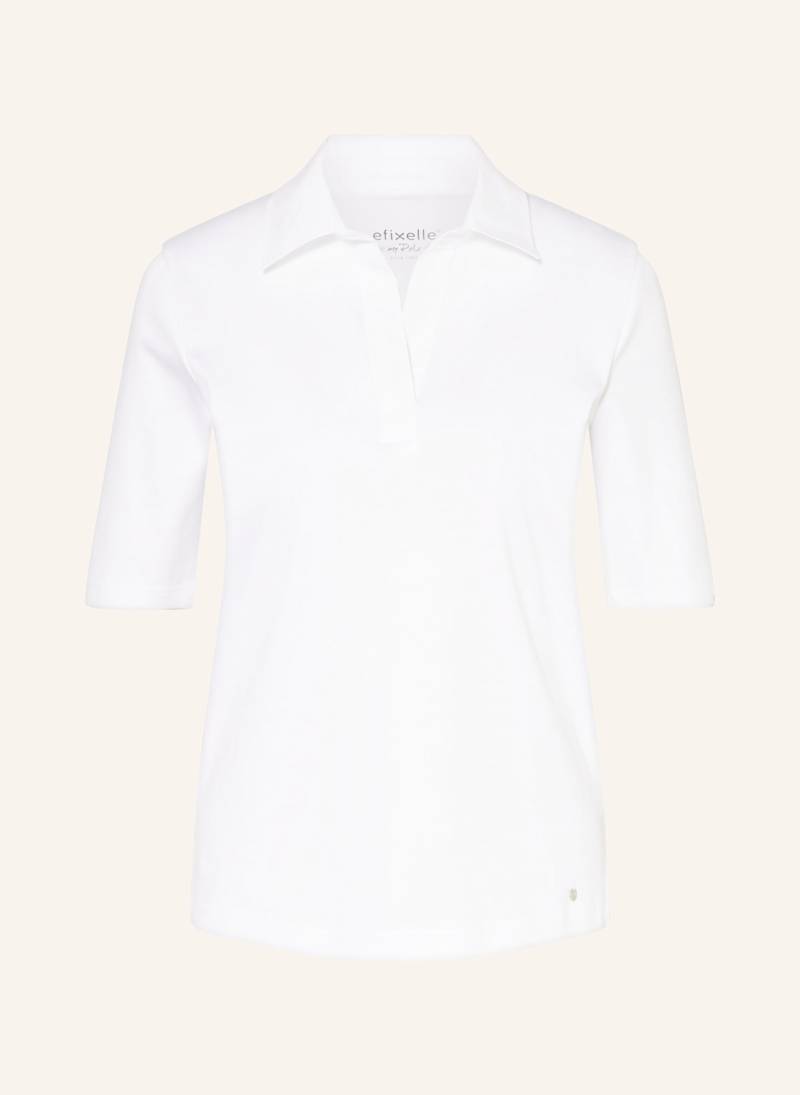 Efixelle Jersey-Poloshirt weiss von efixelle