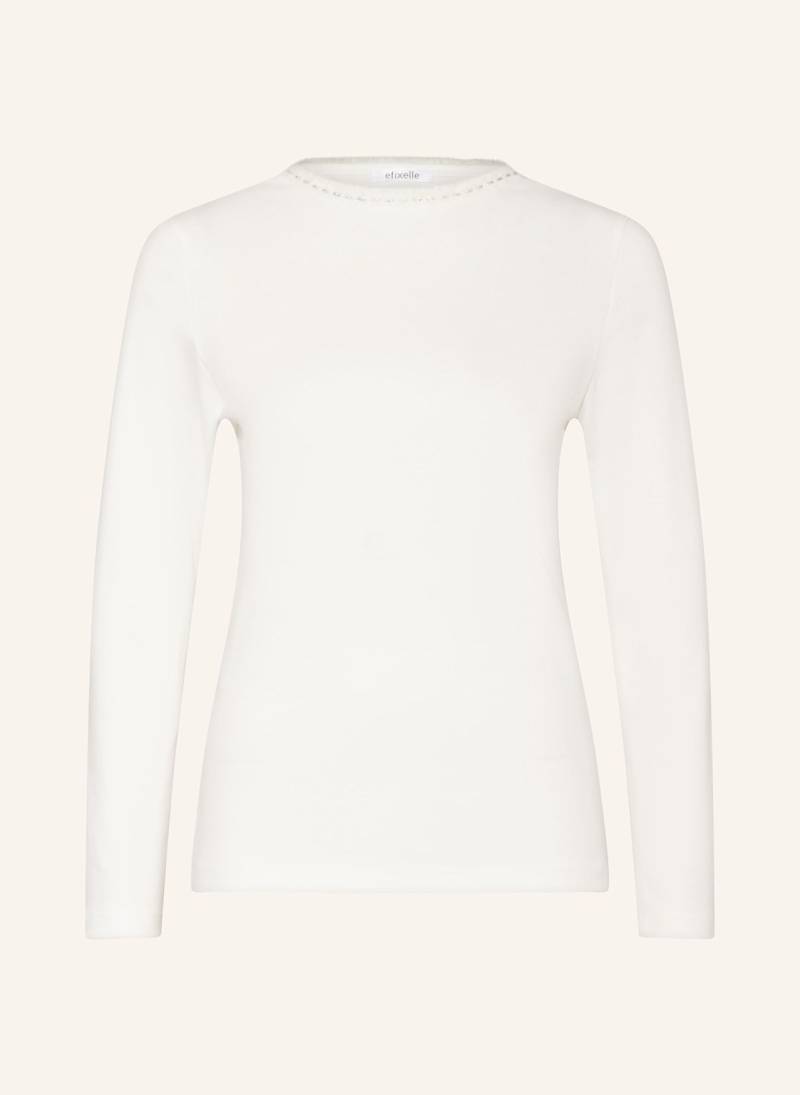 Efixelle Longsleeve Mit Glitzergarn weiss von efixelle