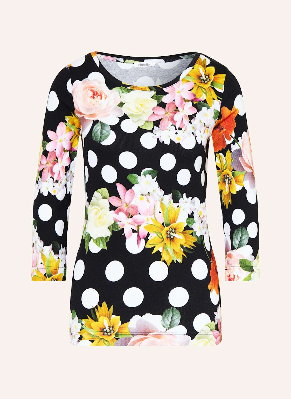 Efixelle Shirt Mit 3/4-Arm schwarz Efixelle Shirt Mit 3/4-Arm schwarz von efixelle
