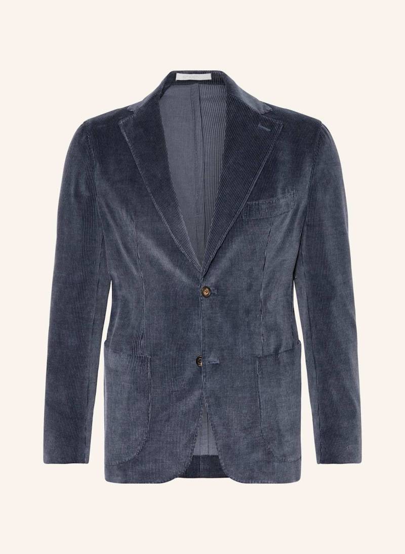 Eleventy Cordsakko Extra Slim Fit blau von eleventy