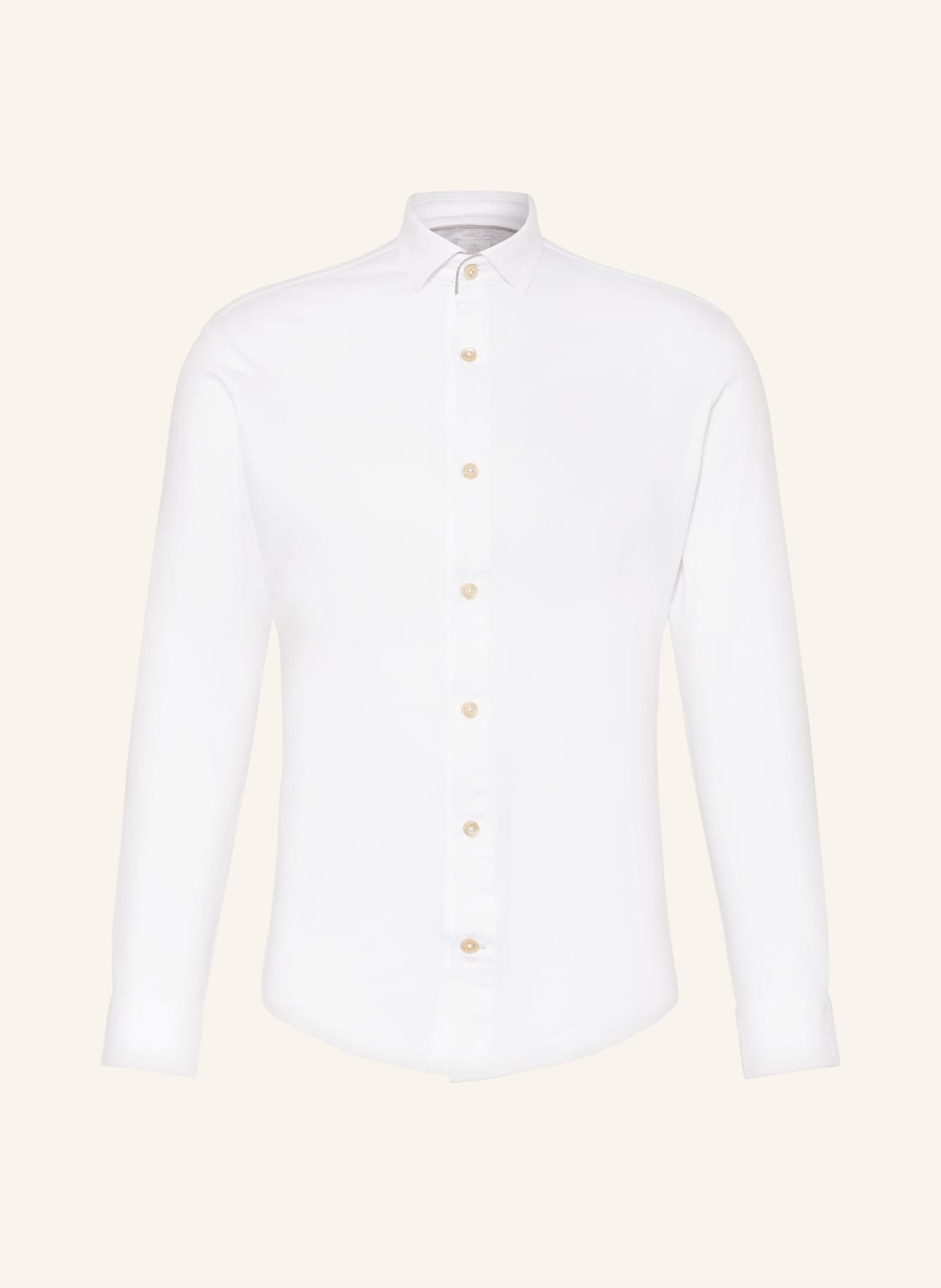 Eleventy Jerseyhemd Slim Fit weiss von eleventy