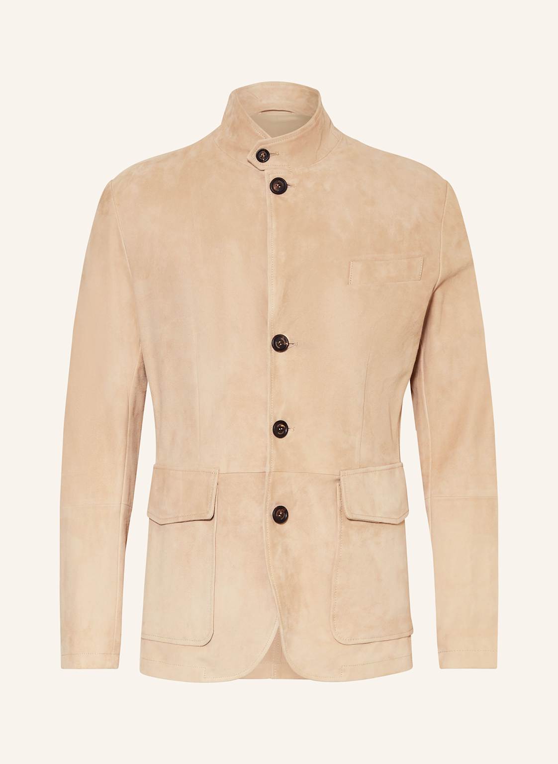 Eleventy Lederjacke beige von eleventy