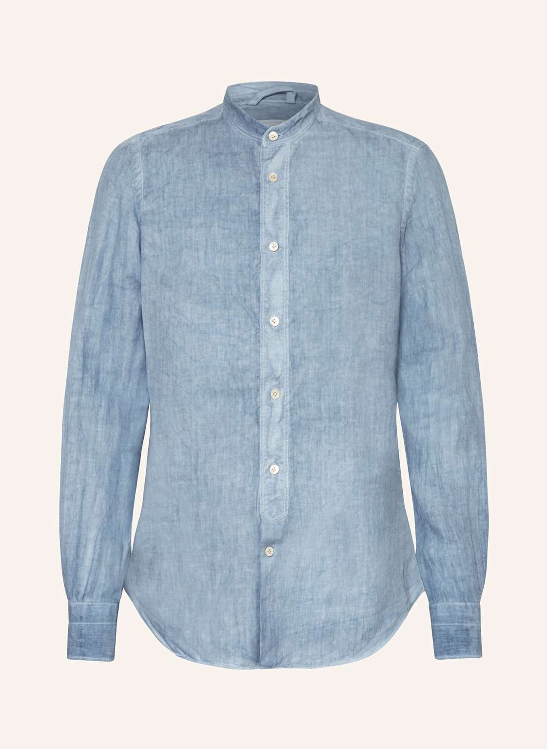 Eleventy Leinenhemd Comfort Fit Mit Stehkragen blau Eleventy Leinenhemd Comfort Fit Mit Stehkragen blau von eleventy
