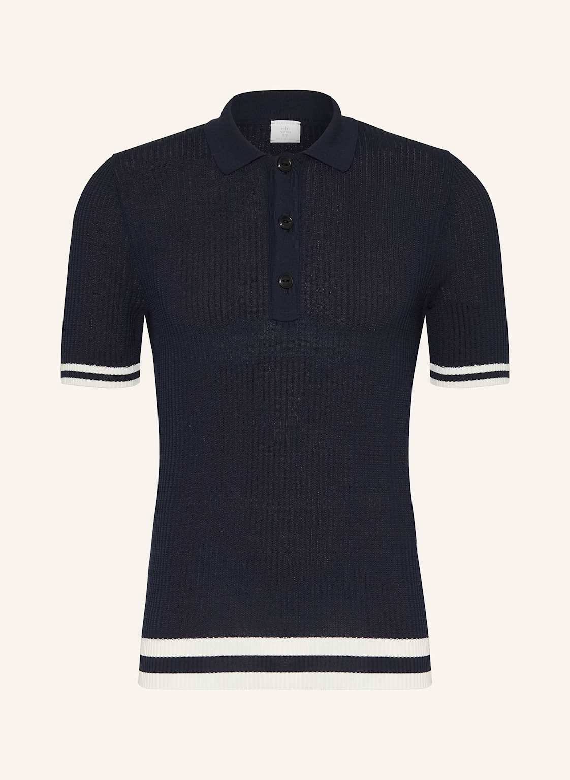Eleventy Strick-Poloshirt blau Eleventy Strick-Poloshirt blau von eleventy