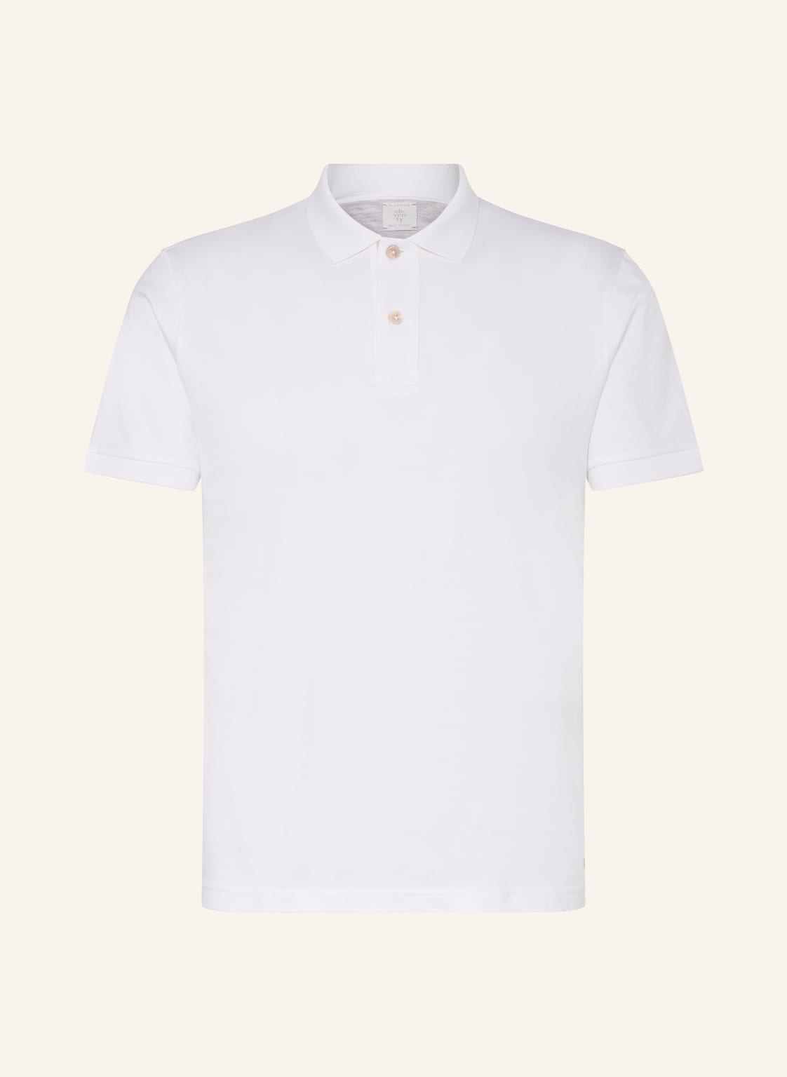 Eleventy Strick-Poloshirt weiss von eleventy