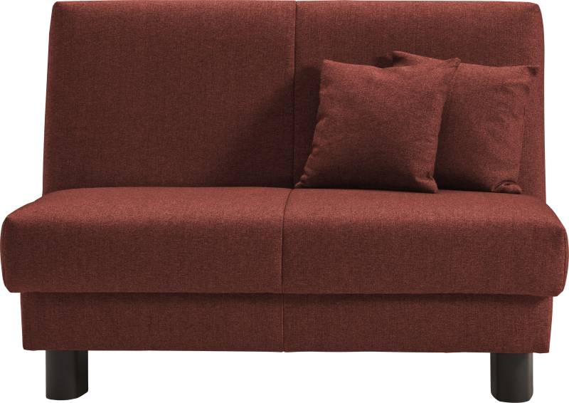 ell + ell Schlafsofa »Enny«, Liegefläche Breite 120 oder 140 cm, Liegehöhe 40 cm, Füsse schwarz von ell + ell