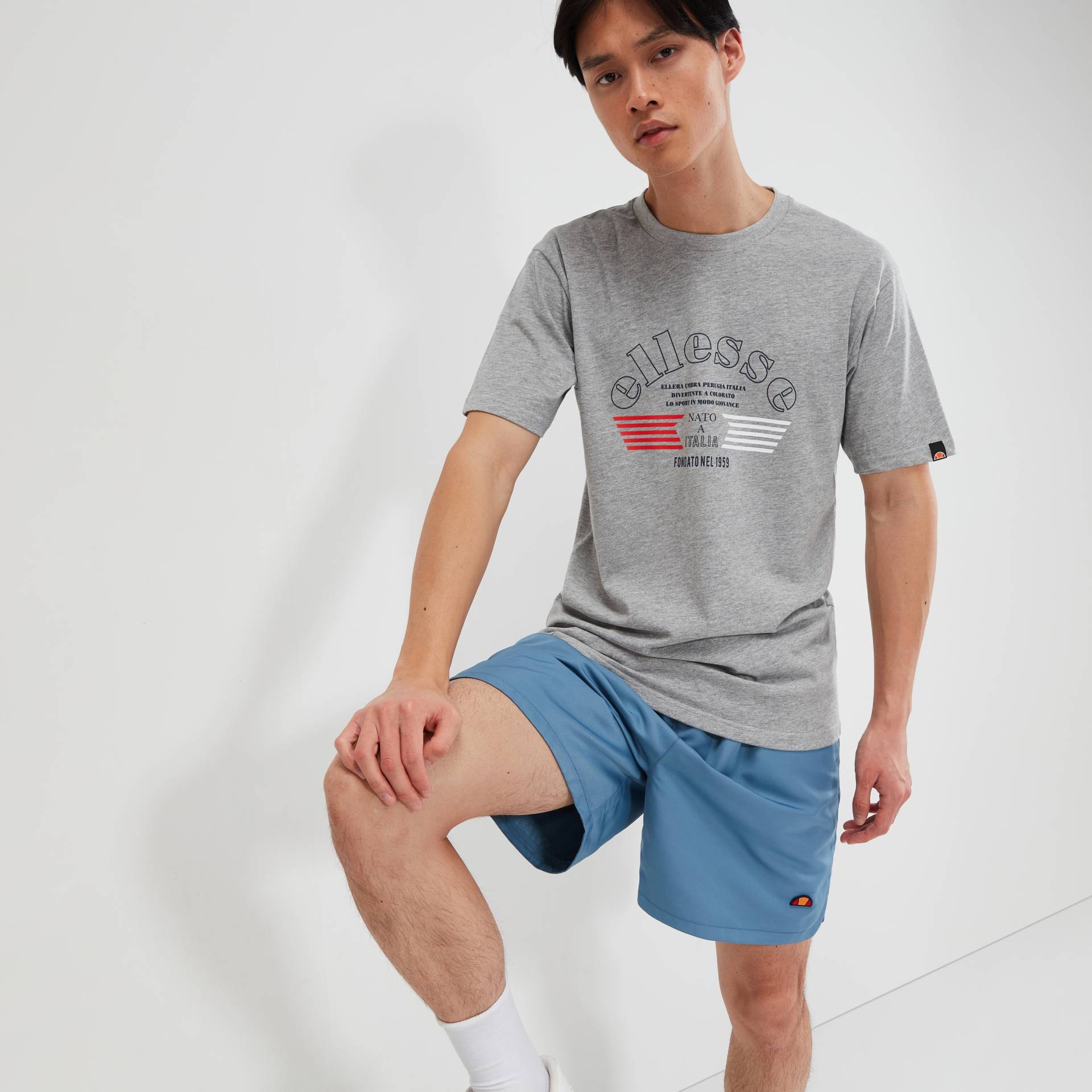 Ellesse T-Shirt »H T-SHIRT«, mit Logodruck von ellesse