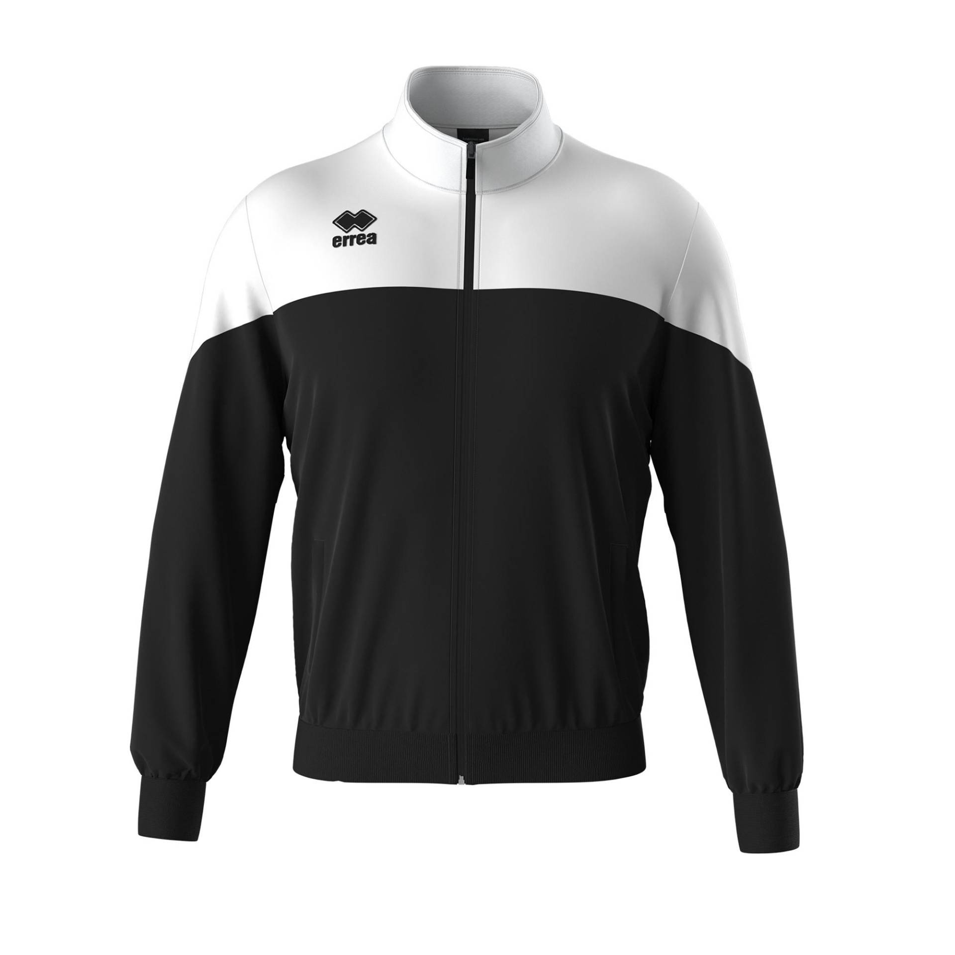 Kinder-trainingsjacke Buddy Mädchen Schwarz/Weiss 11-12A von errea