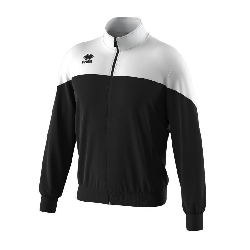 Kinder-trainingsjacke Buddy Mädchen Schwarz/Weiss 5-6A von errea