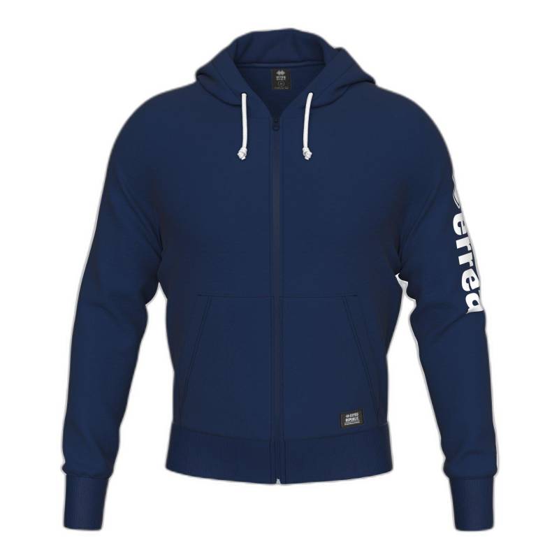 Sweatshirt It Reißverschluss Und Kapuze Essential Herren Marine M von errea