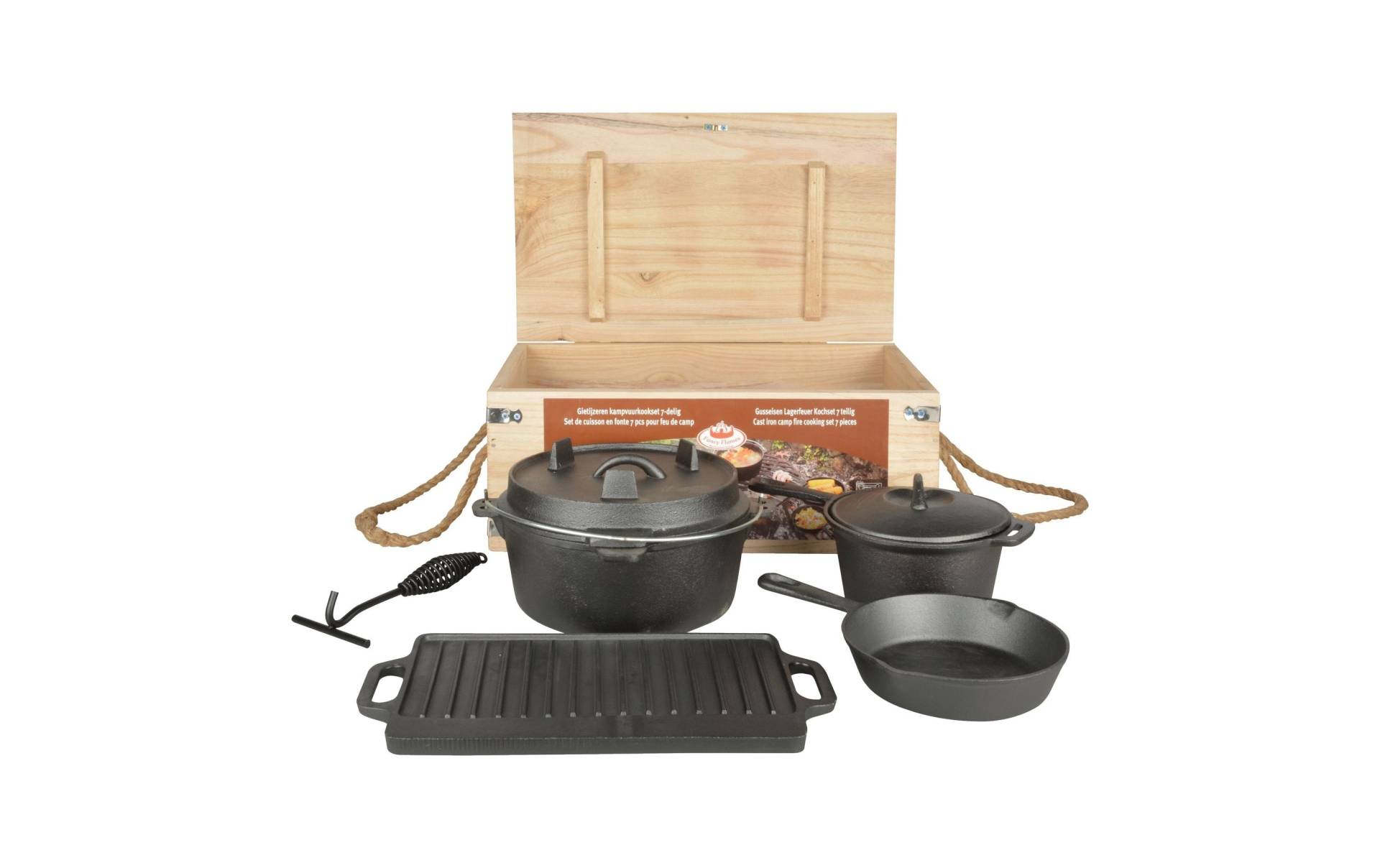 esschert design Grillpfanne »7teilig«, Gusseisen esschert design Grillpfanne »7teilig«, Gusseisen von esschert design