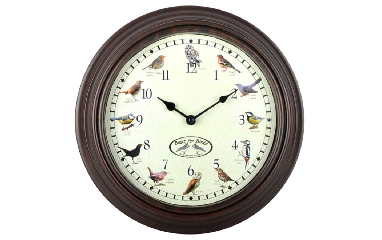 esschert design Wanduhr »Esschert Design mit Vogel« esschert design Wanduhr »Esschert Design mit Vogel« von esschert design