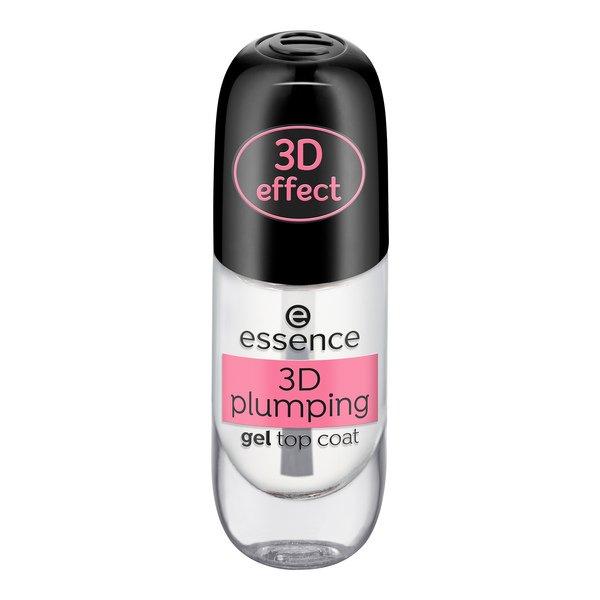 3d Plumping Gel Top Coat Damen Transparent 8ml von essence