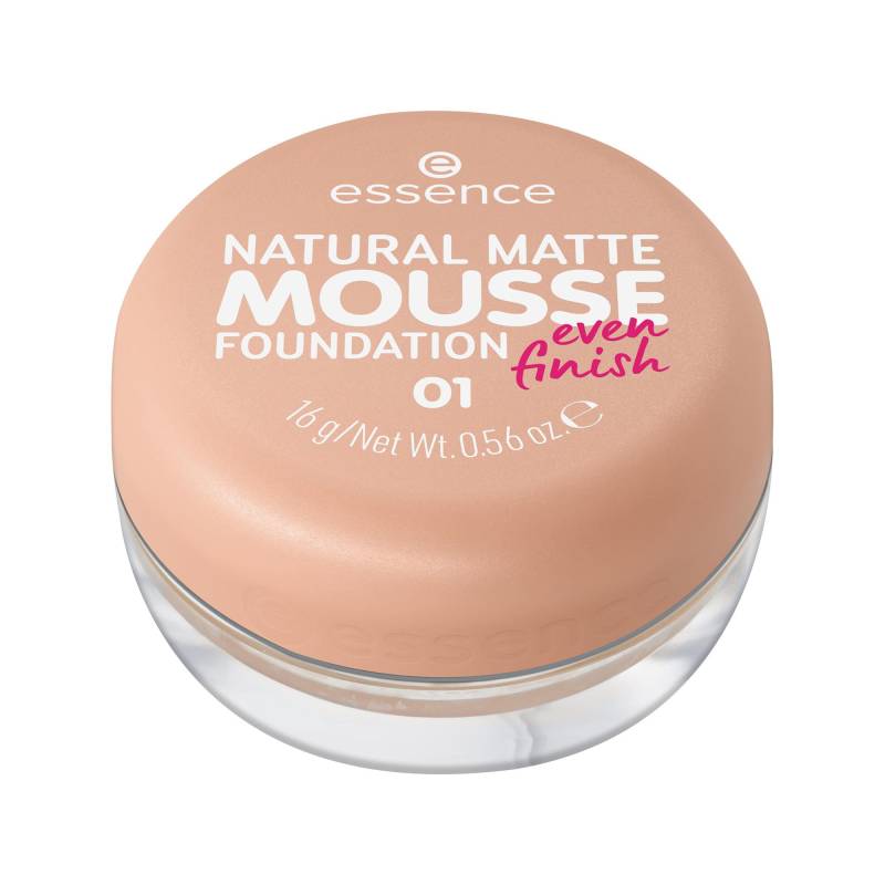 Natural Matte Mousse Foundation Damen  16g von essence