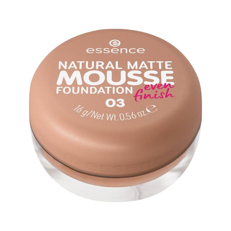 Natural Matte Mousse Foundation Damen  16g von essence