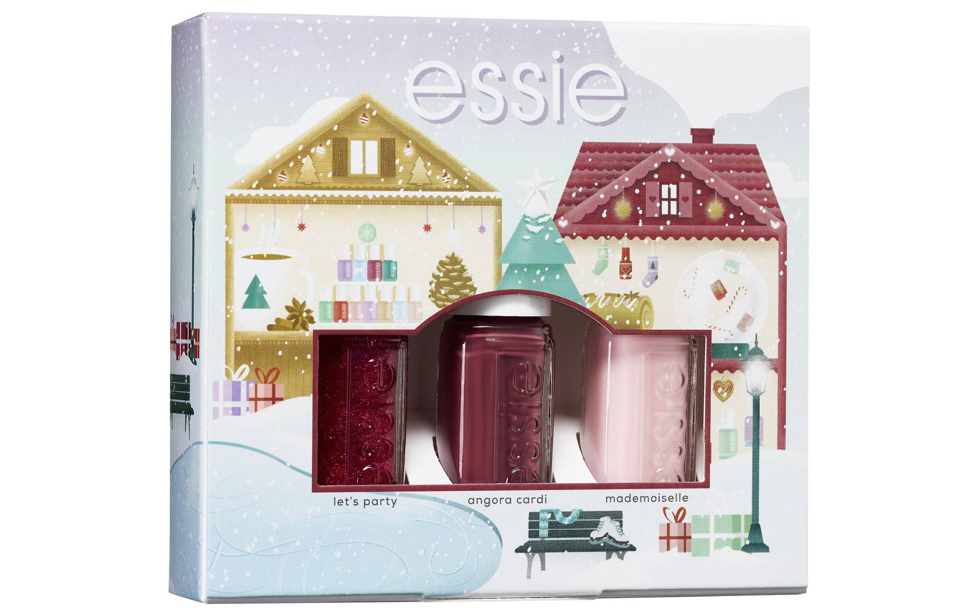 essie Schmink-Set »Xmas Mini Trio«, (3 tlg.) von essie