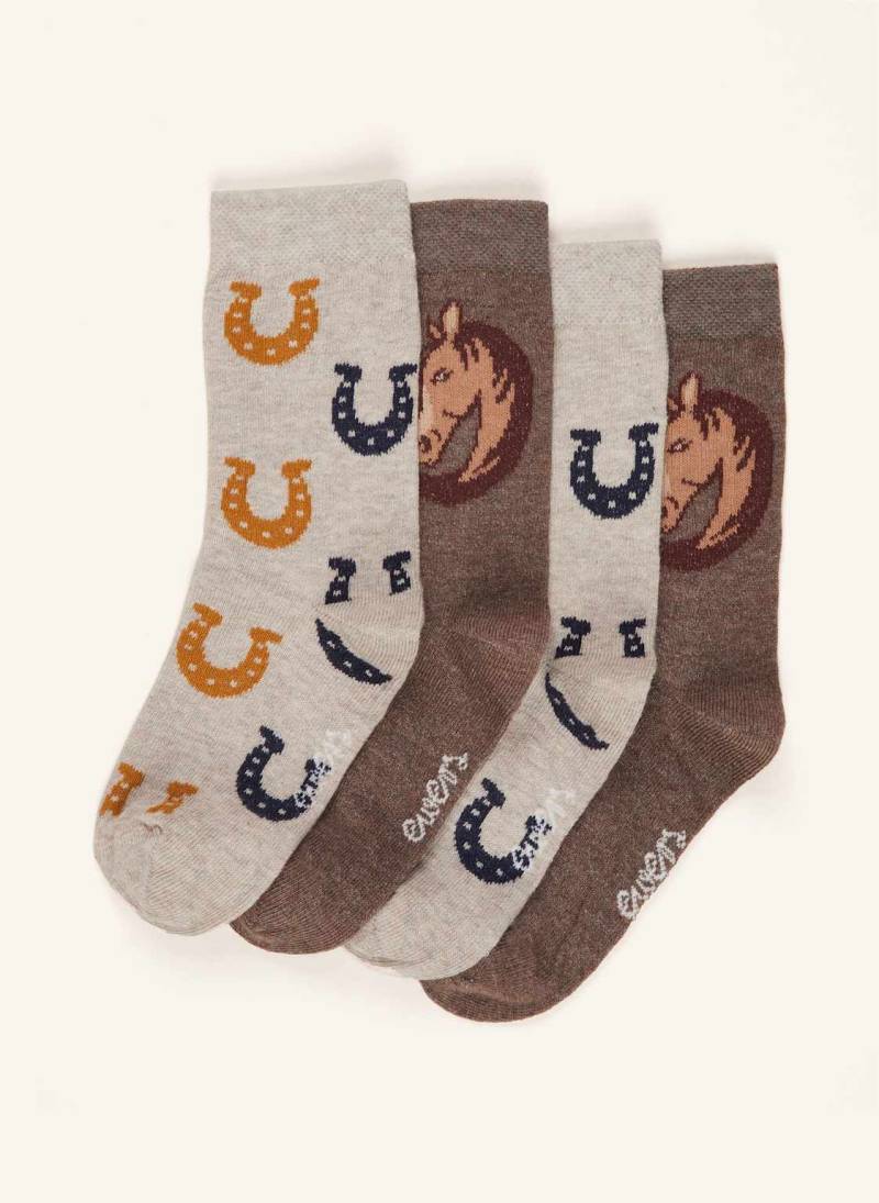 Ewers Collection 4er-Pack Socken blau von ewers COLLECTION