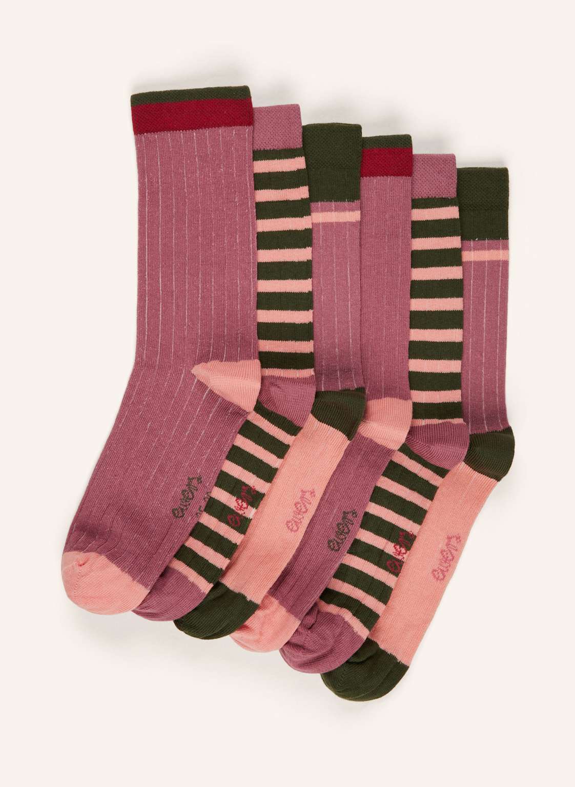 Ewers Collection 6er-Pack Socken rosa von ewers COLLECTION