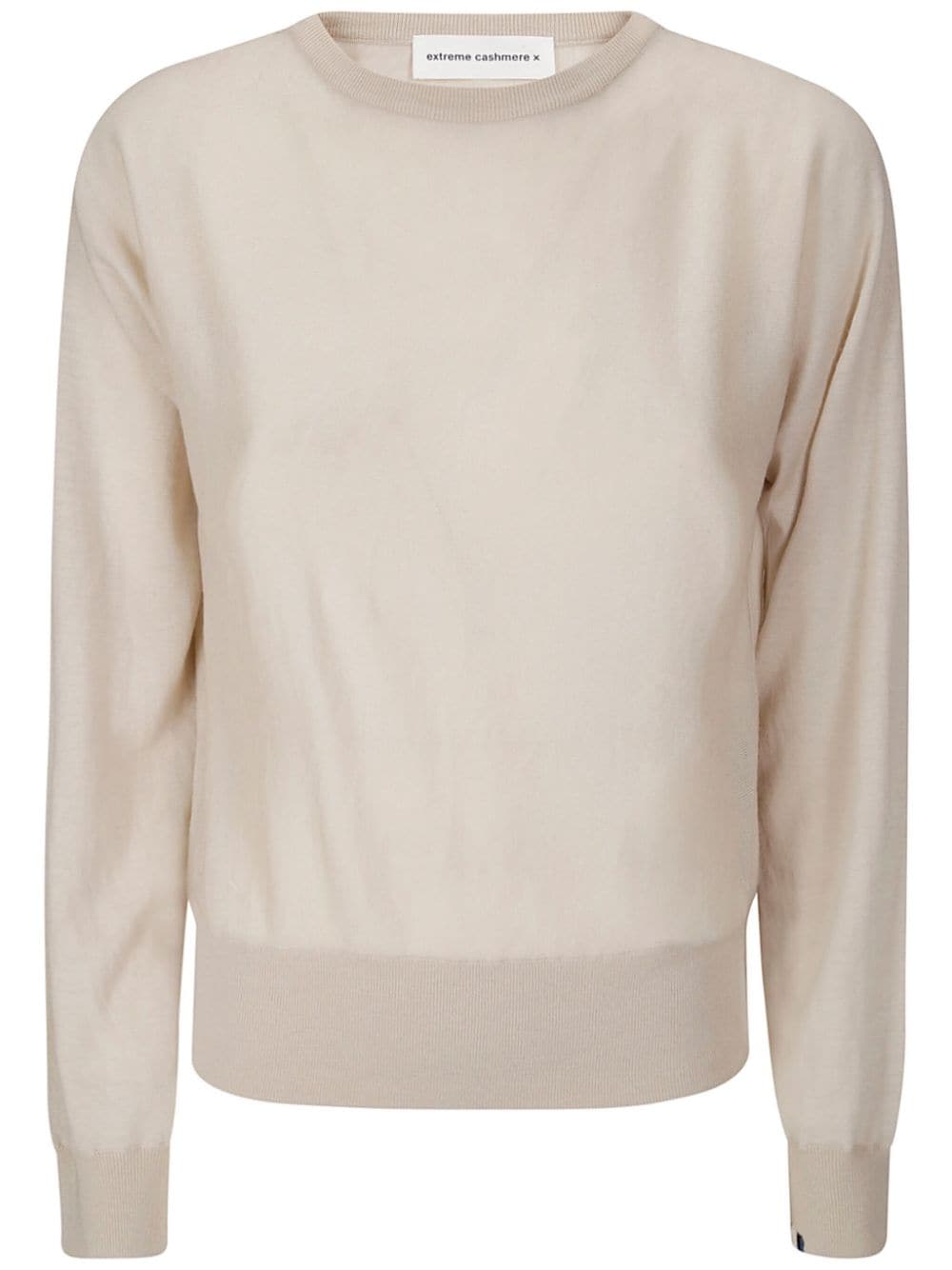 extreme cashmere Crew neck sweatshirt - Neutrals von extreme cashmere