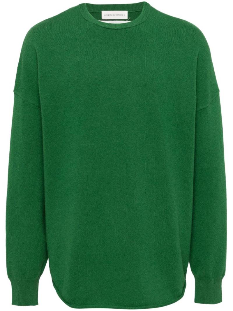 extreme cashmere Ec Crew Crop Knit jumper - Green von extreme cashmere