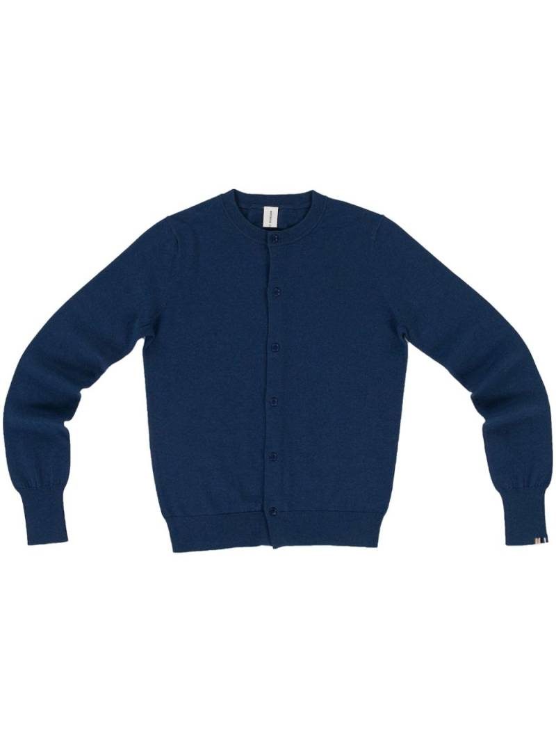 extreme cashmere N°332 Little Bit cardigan - Blue von extreme cashmere