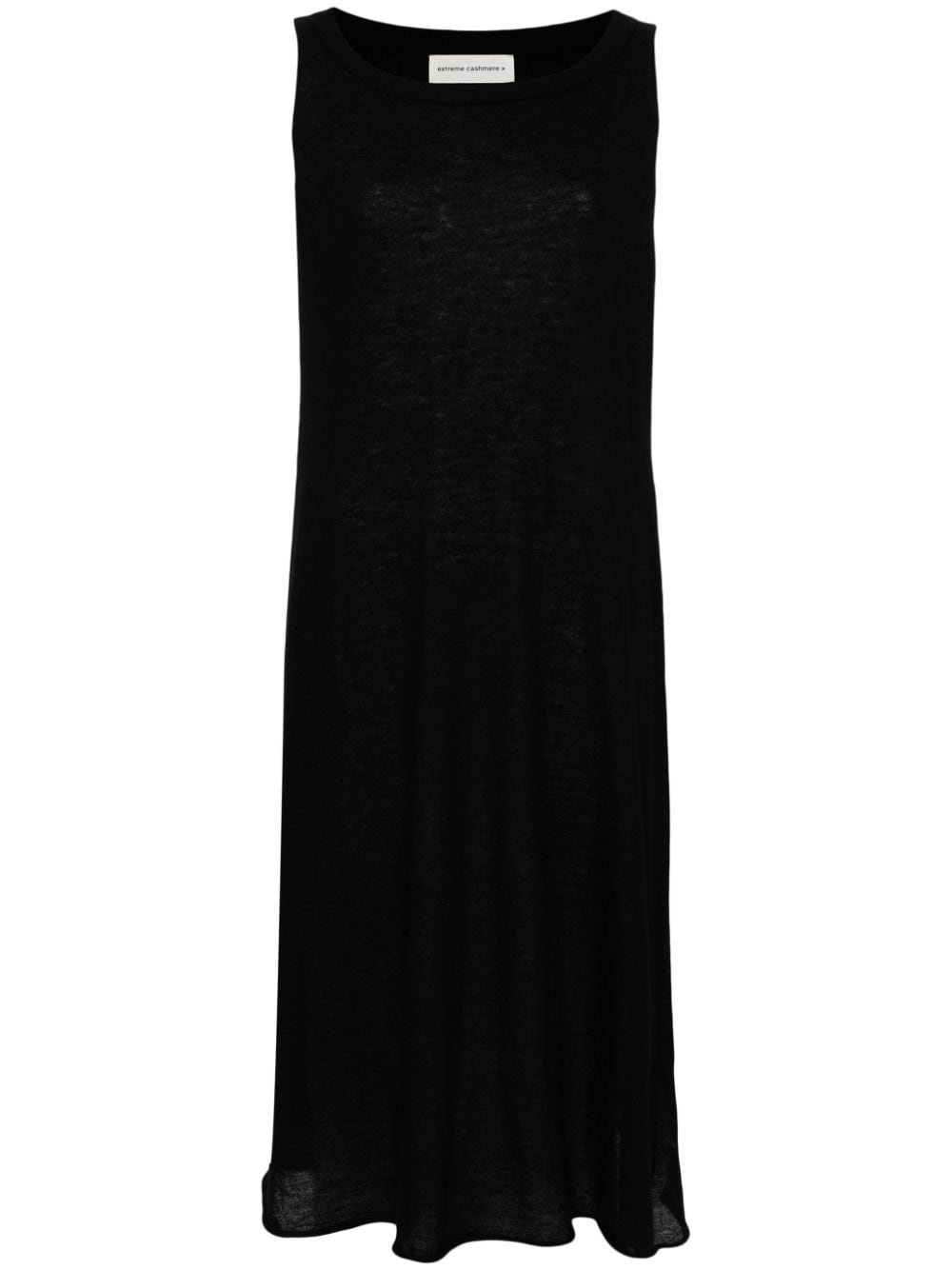 extreme cashmere N°364 Mia midi dress - Black von extreme cashmere